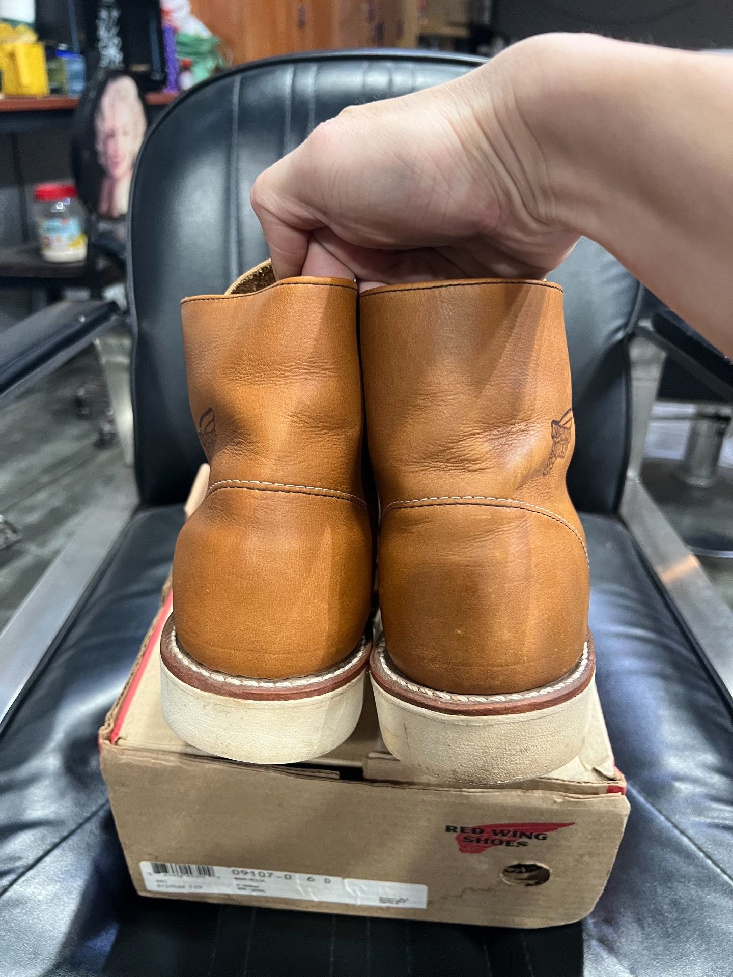 Red Wing Red Wing 9107 Steel Stamp Work Boots Size US 6 / EU 39 - 3 Thumbnail