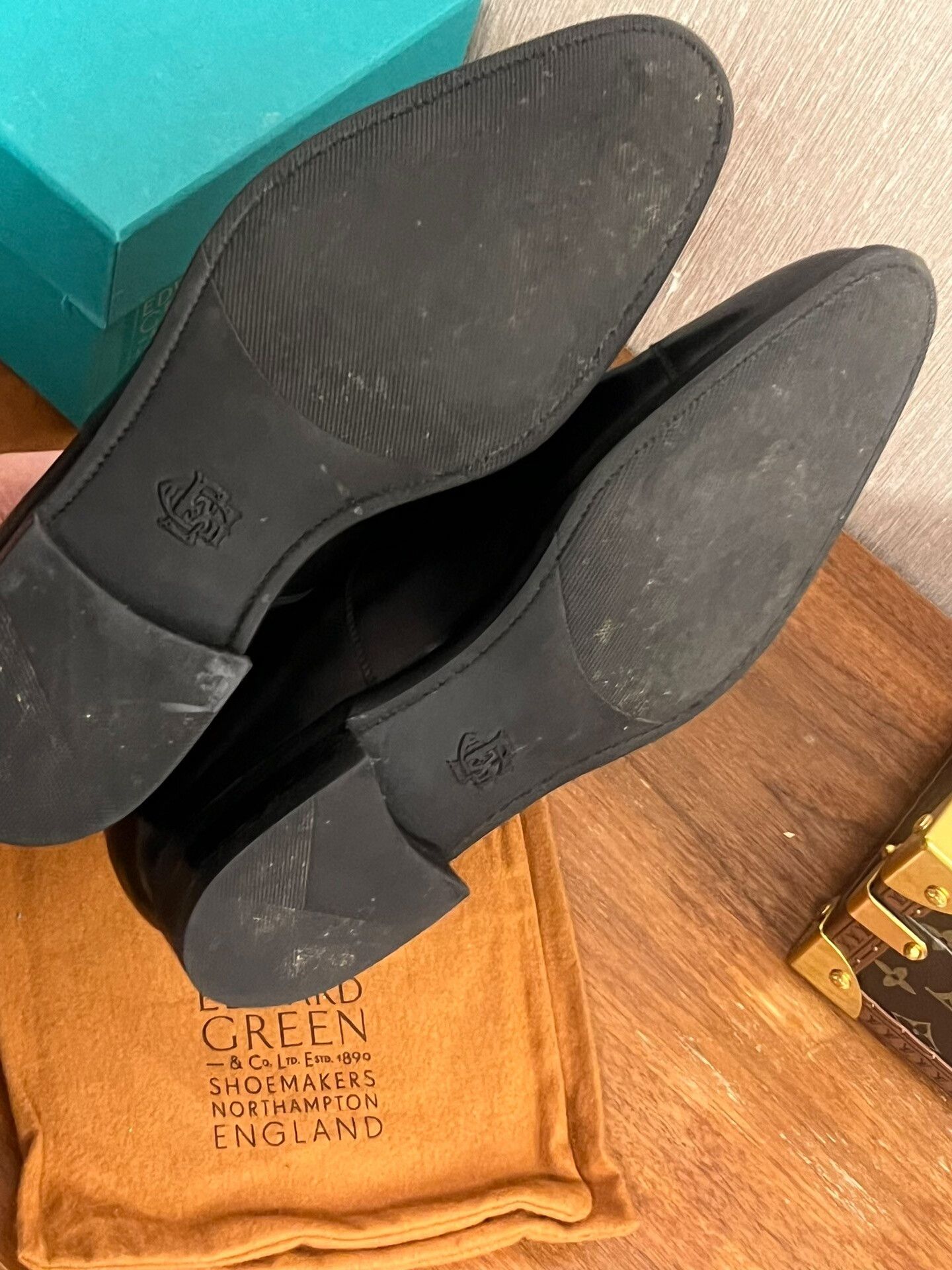Edward Green Edward Green Black Oxford Shoes Size US 10 / EU 43 - 6 Thumbnail