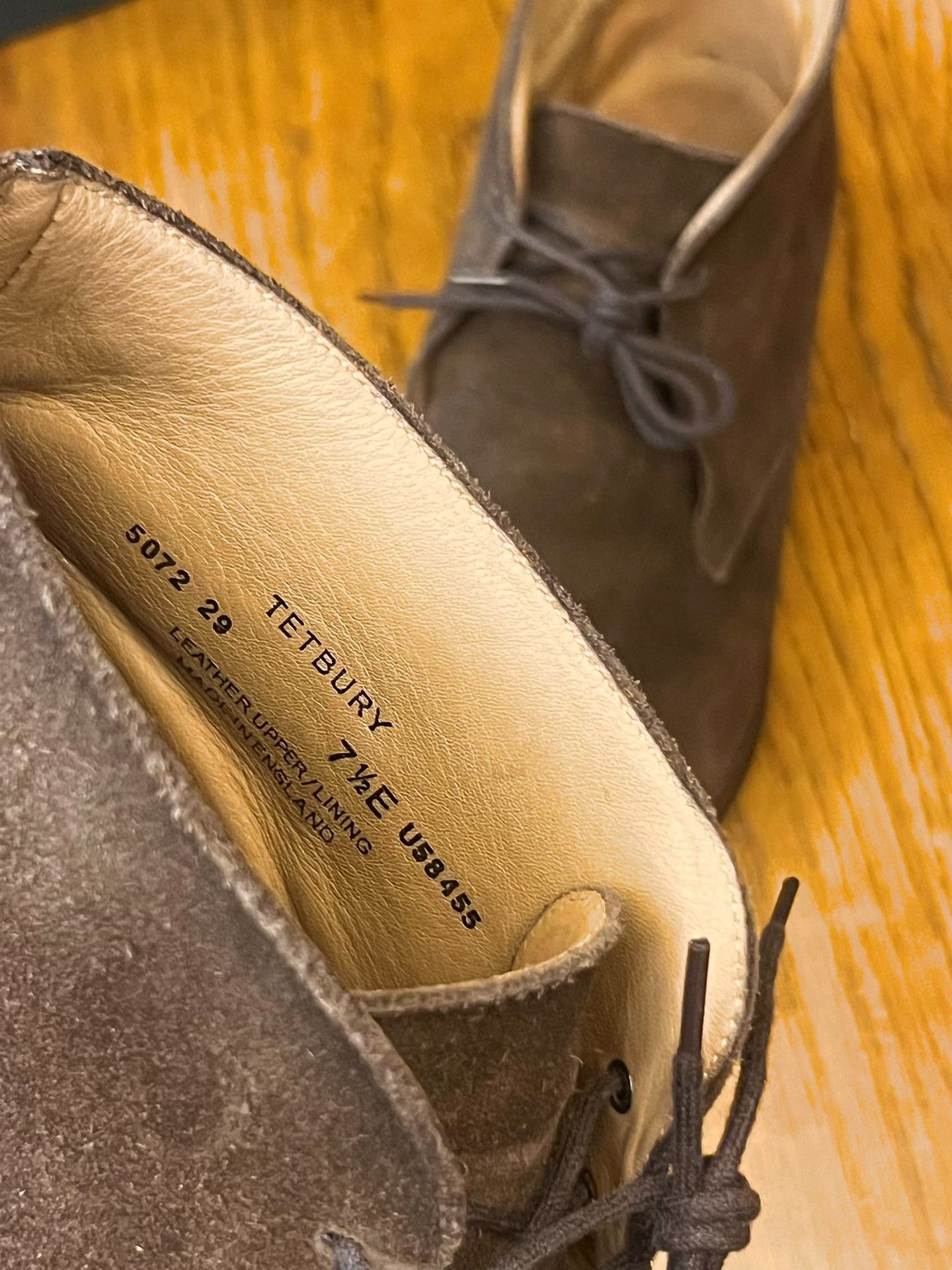 Crockett & Jones Crockett & Jones Suede Desert Boots 348 Size US 9.5 / EU 42-43 - 4 Thumbnail
