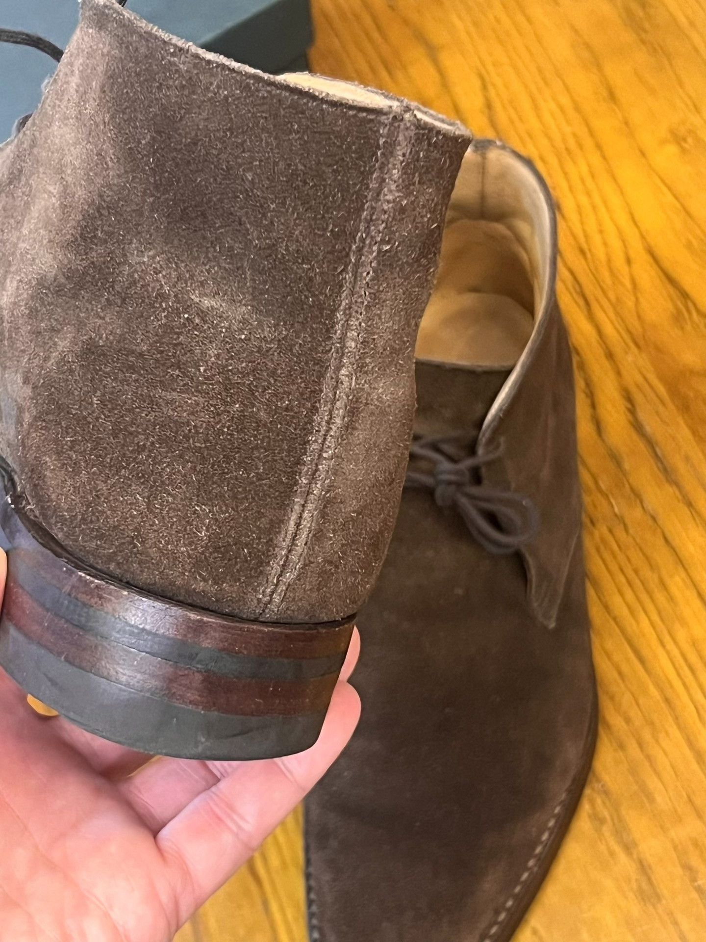 Crockett & Jones Crockett & Jones Suede Desert Boots 348 Size US 9.5 / EU 42-43 - 3 Thumbnail