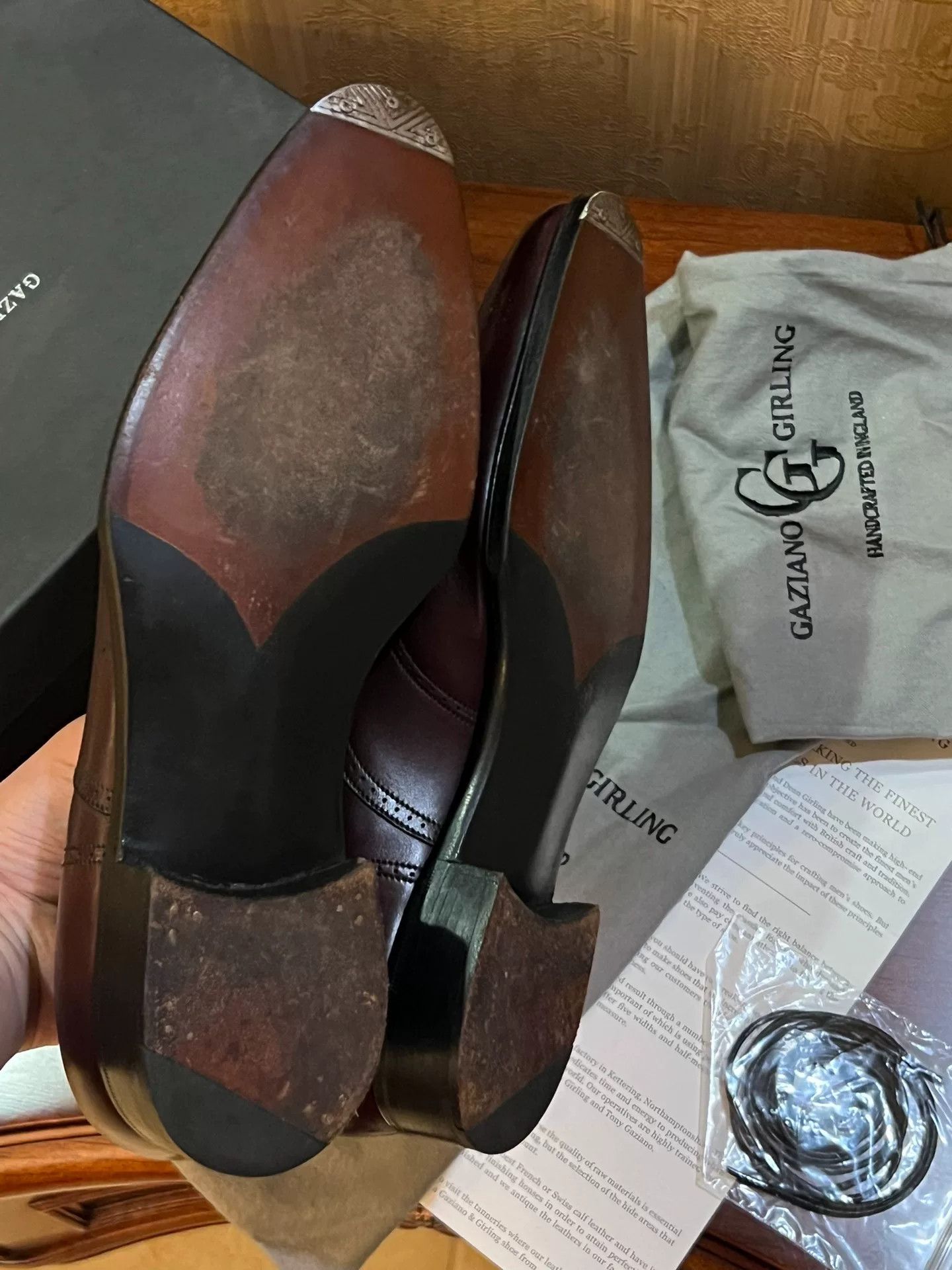 Gaziano & Girling Gaziano&Girling DG70 Oxford Shoes Size US 8.5 / EU 41-42 - 3 Thumbnail