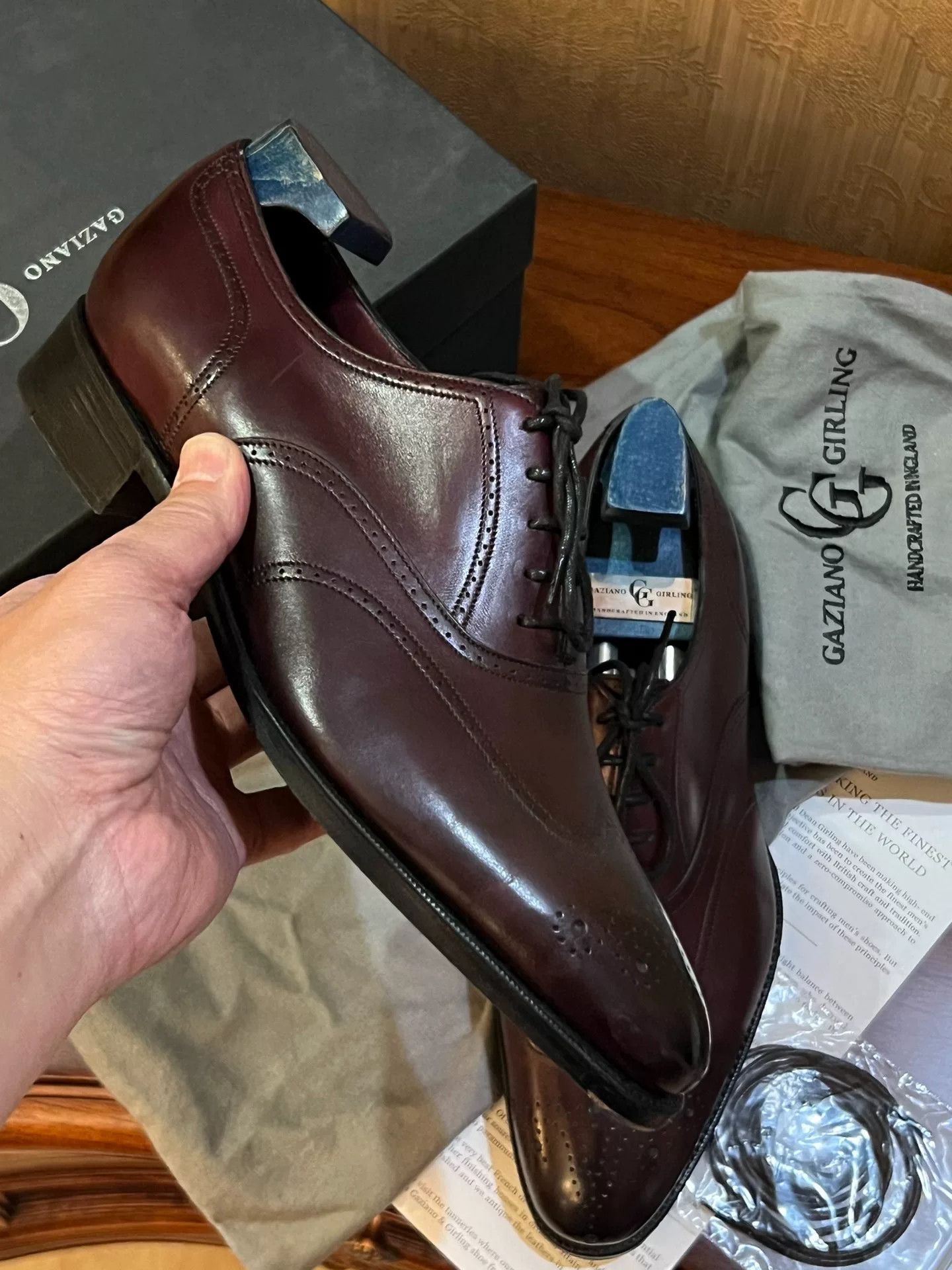 Gaziano & Girling Gaziano&Girling DG70 Oxford Shoes Size US 8.5 / EU 41-42 - 5 Thumbnail