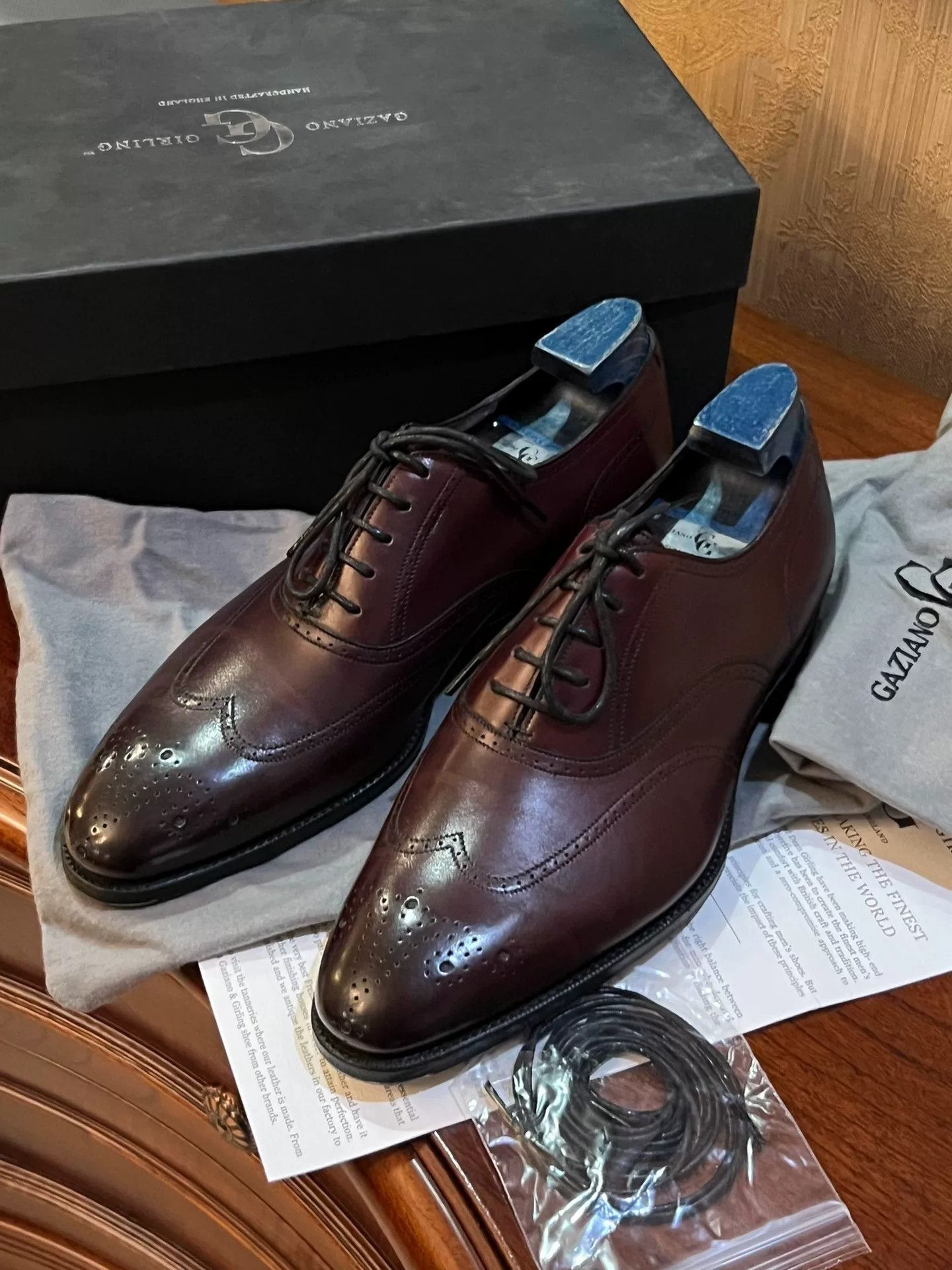 Gaziano & Girling Gaziano&Girling DG70 Oxford Shoes Size US 8.5 / EU 41-42 - 6 Thumbnail