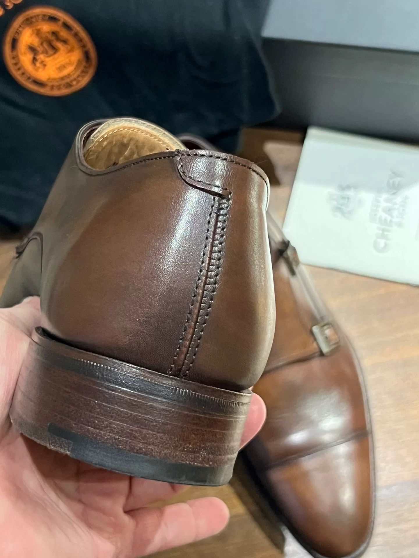 Cheaney Cheaney Imperial Handcrafted Monk Shoes Size US 9.5 / EU 42-43 - 8 Thumbnail