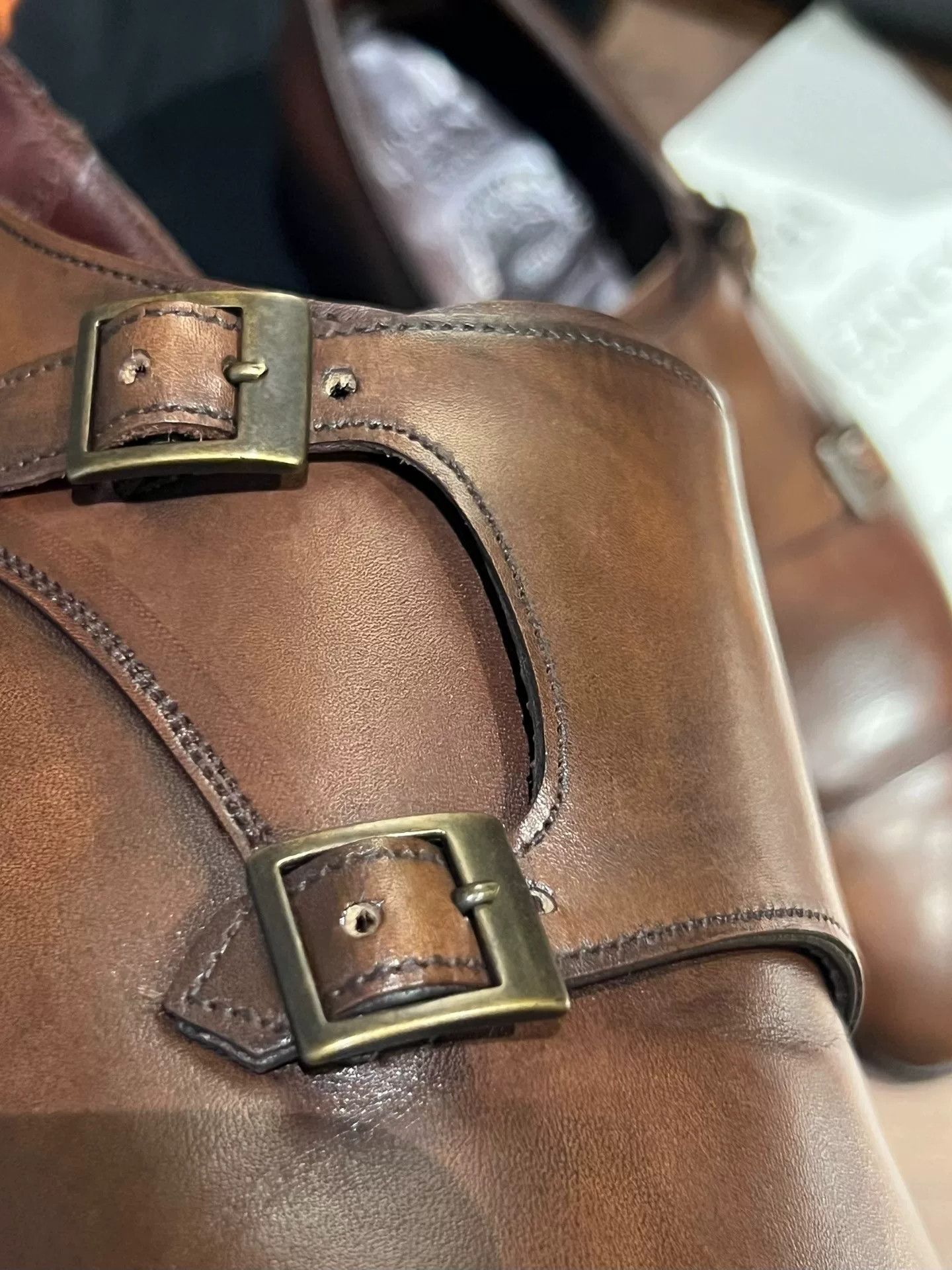 Cheaney Cheaney Imperial Handcrafted Monk Shoes Size US 9.5 / EU 42-43 - 7 Thumbnail