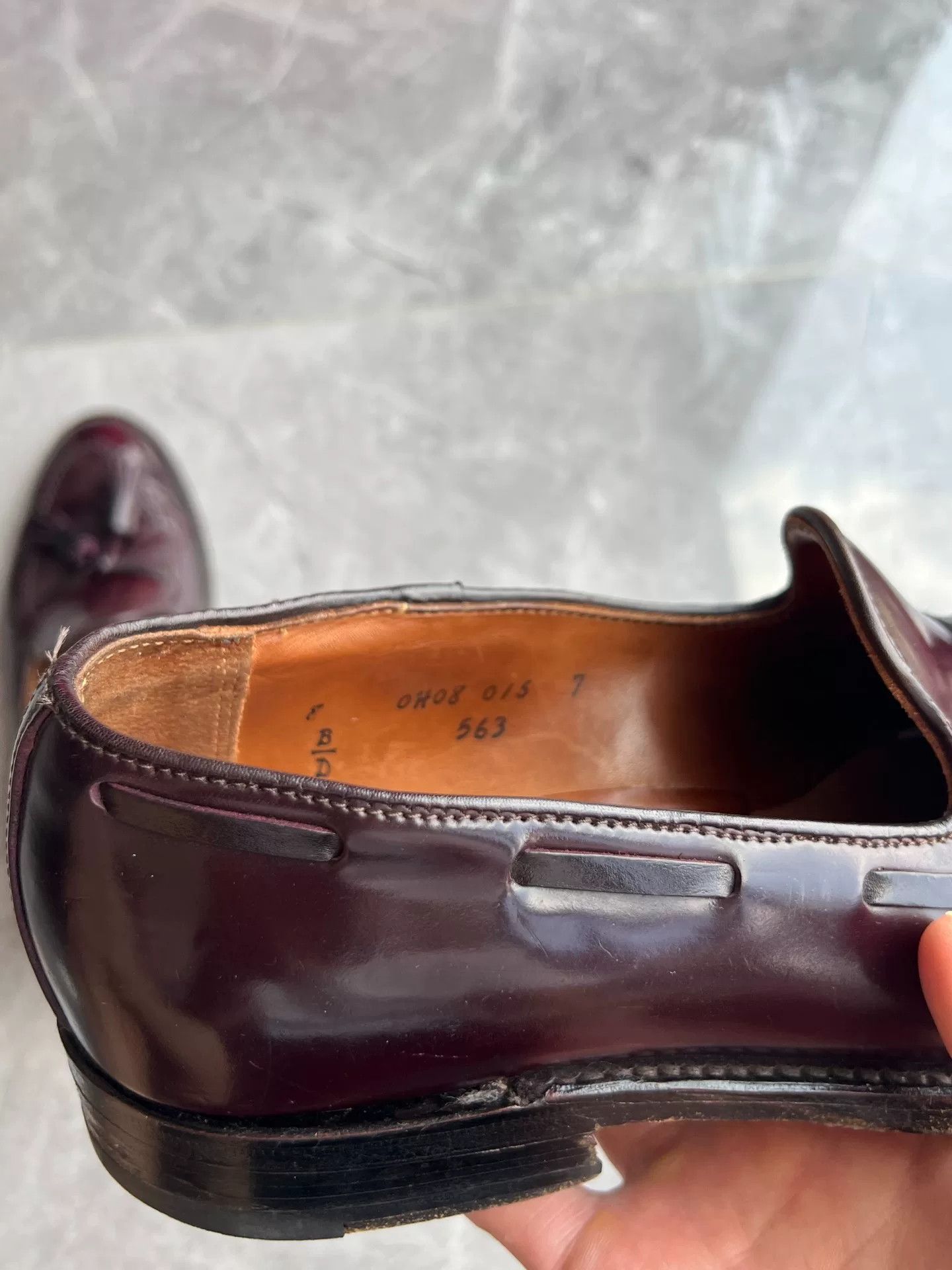 Alden Alden 563 Shell Cordovan Tassel Loafer Size US 8 / EU 41 - 7 Thumbnail