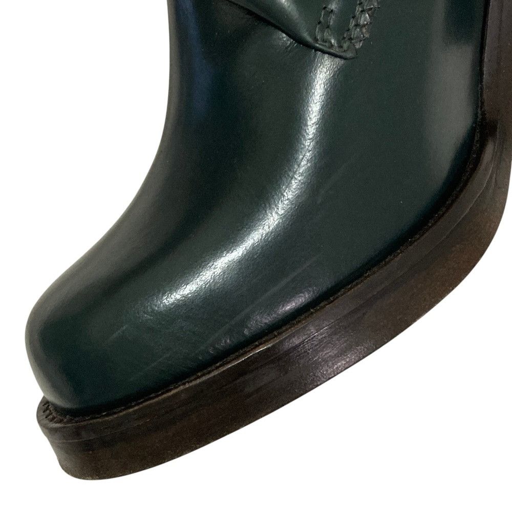 Dsquared2 Dsquared2 Dsquared2 Lace Up Chunky Heel Short Boots Leather Shoes DUTY FREE for USA Size ONE SIZE - 13 Thumbnail