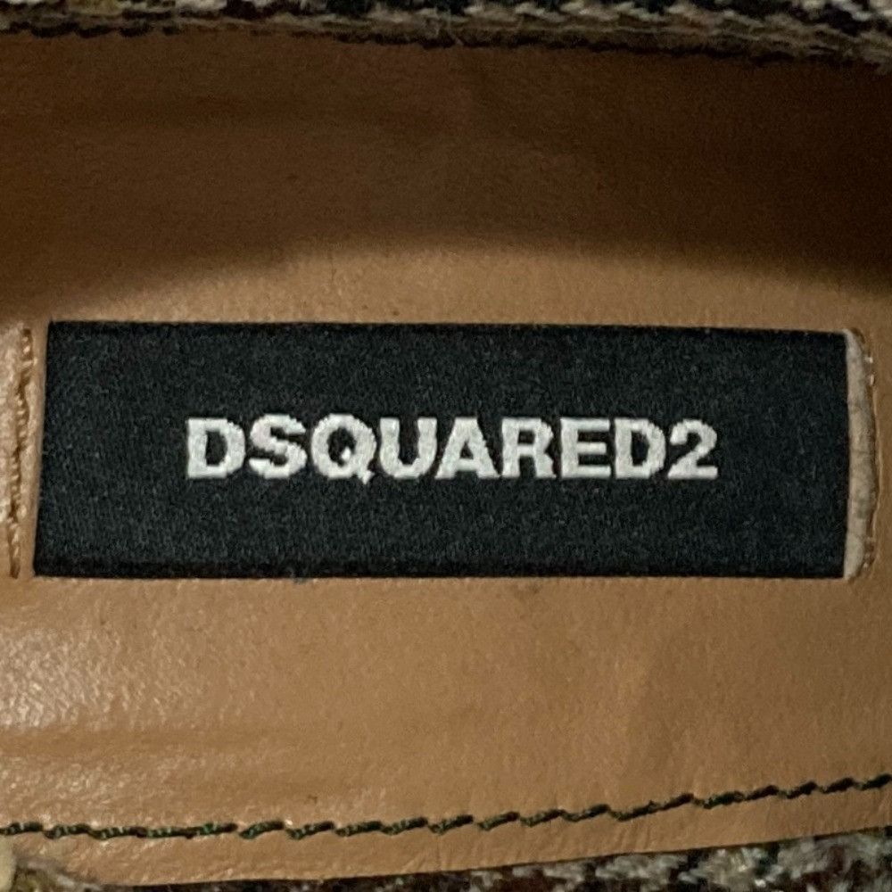 Dsquared2 Dsquared2 Dsquared2 Lace Up Chunky Heel Short Boots Leather Shoes DUTY FREE for USA Size ONE SIZE - 10 Thumbnail