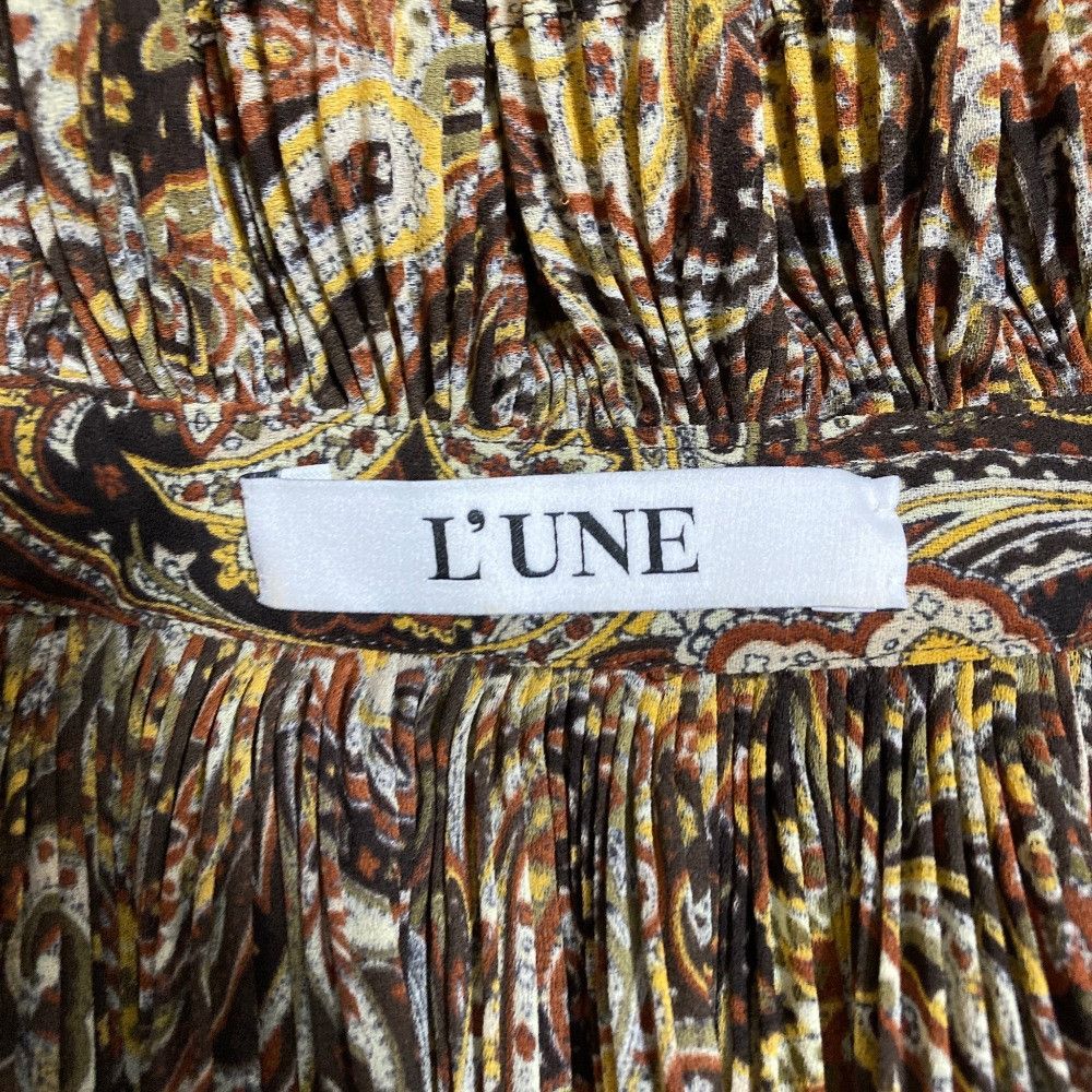 Other Other L'UNE Paisley Long Sleeve Blouse Textile Tops DUTY FREE for USA Size ONE SIZE - 6 Thumbnail