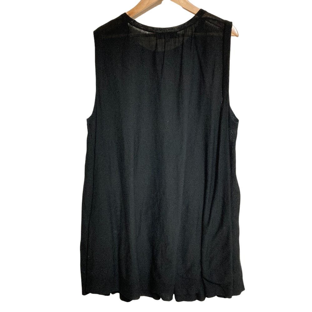 Other Drawer Tenjiku Gathered Sleeveless Knit Textile Tops 6518-105-0311 DUTY FREE for USA