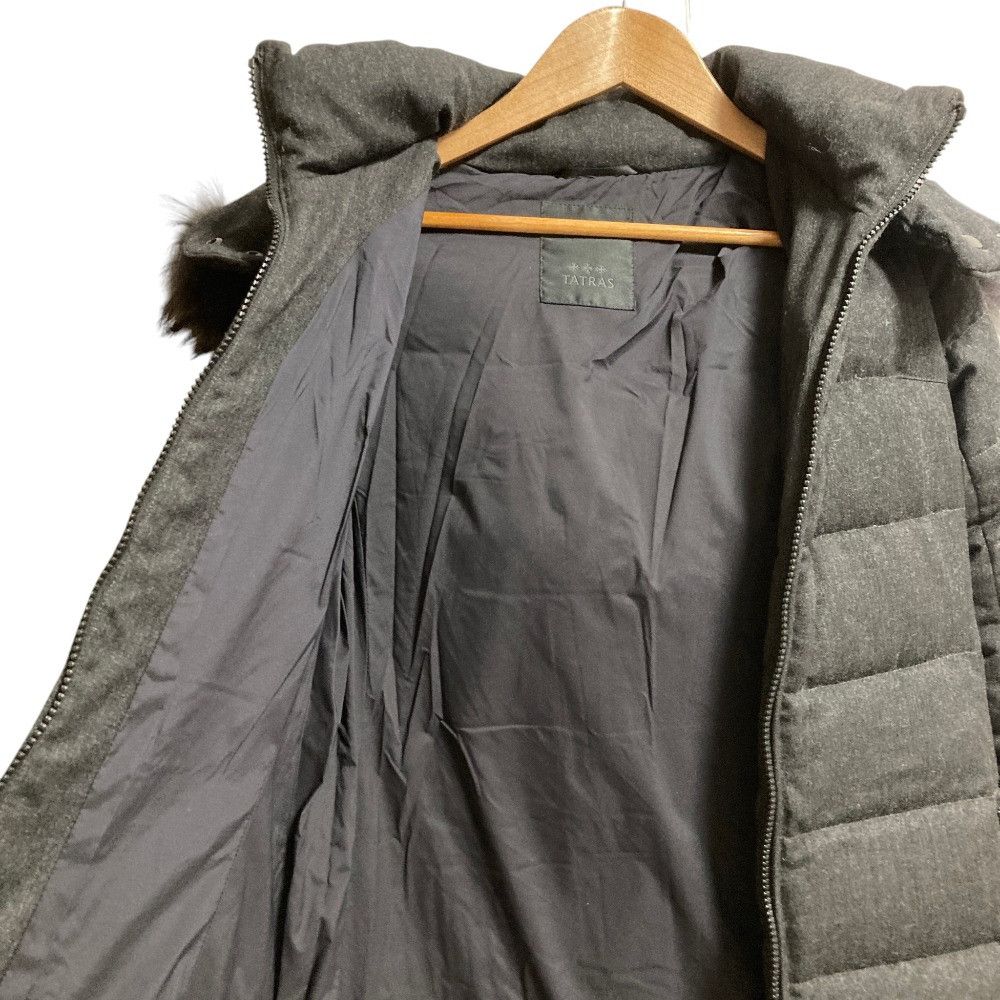Other Other TATRAS LAVIANA Wool Raccoon Fur Down Coat Textile Outerwear LTA18A4571 DUTY FREE for USA Size ONE SIZE - 3 Thumbnail