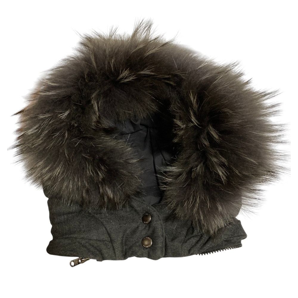 Other Other TATRAS LAVIANA Wool Raccoon Fur Down Coat Textile Outerwear LTA18A4571 DUTY FREE for USA Size ONE SIZE - 8 Thumbnail