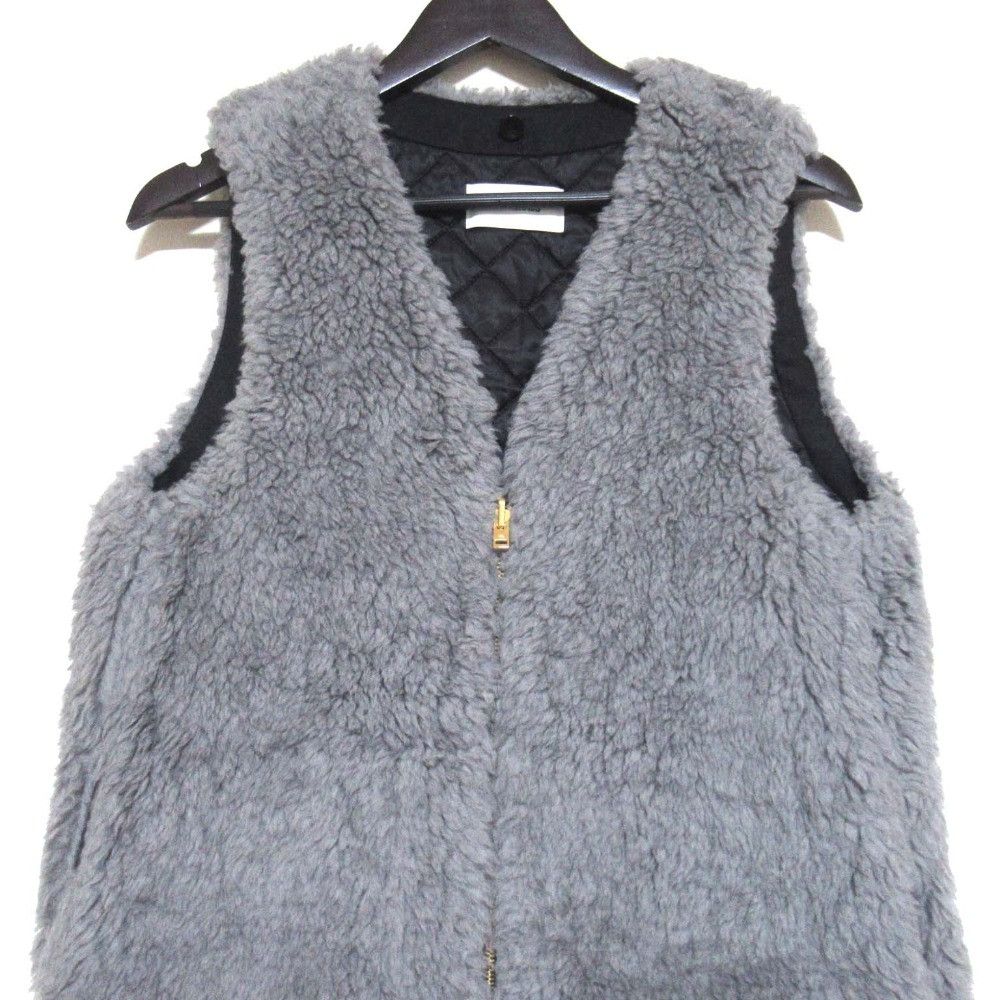 Other Other THE RERACS Padded Boa Long Vest Textile Outerwear DUTY FREE for USA Size ONE SIZE - 3 Thumbnail