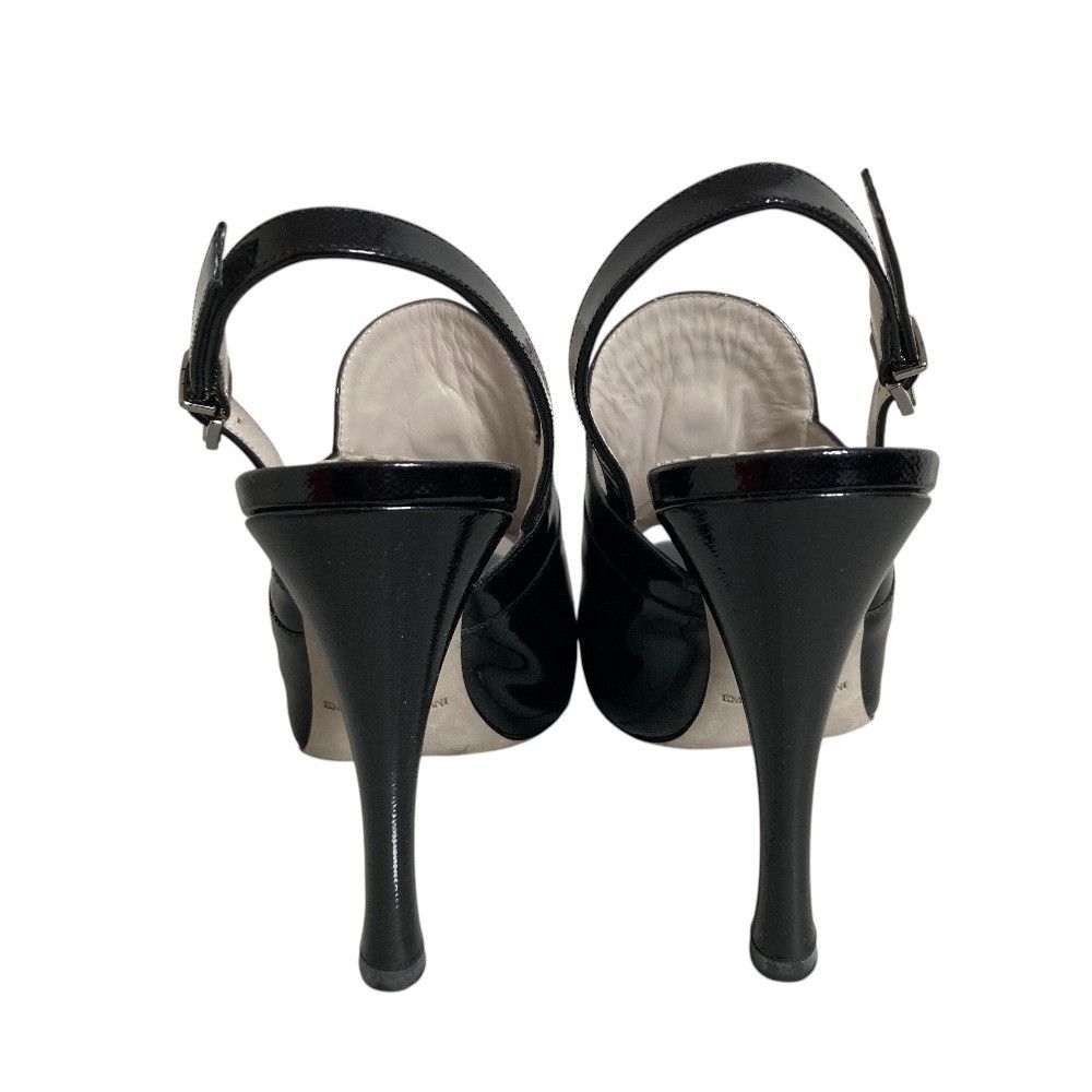Emporio Armani Emporio Armani Emporio Armani Patent Leather Tassel Open Toe Pumps Leather Shoes DUTY FREE for USA Size ONE SIZE - 4 Thumbnail