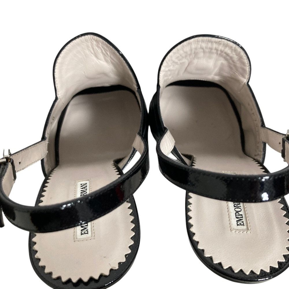 Emporio Armani Emporio Armani Emporio Armani Patent Leather Tassel Open Toe Pumps Leather Shoes DUTY FREE for USA Size ONE SIZE - 5 Thumbnail