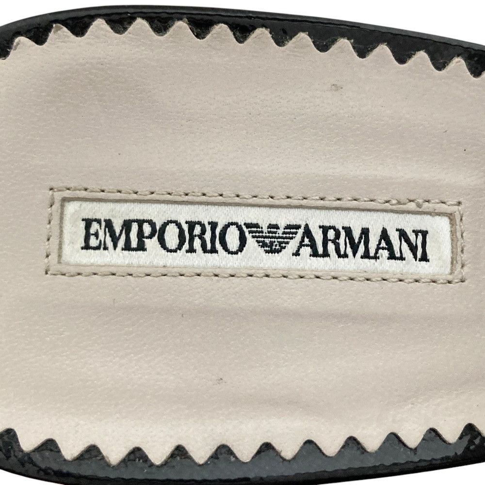 Emporio Armani Emporio Armani Emporio Armani Patent Leather Tassel Open Toe Pumps Leather Shoes DUTY FREE for USA Size ONE SIZE - 8 Thumbnail