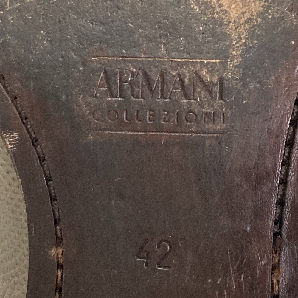 Armani Armani Armani Collezioni Leather Loafer Leather Shoes DUTY FREE for USA Size ONE SIZE - 9 Thumbnail