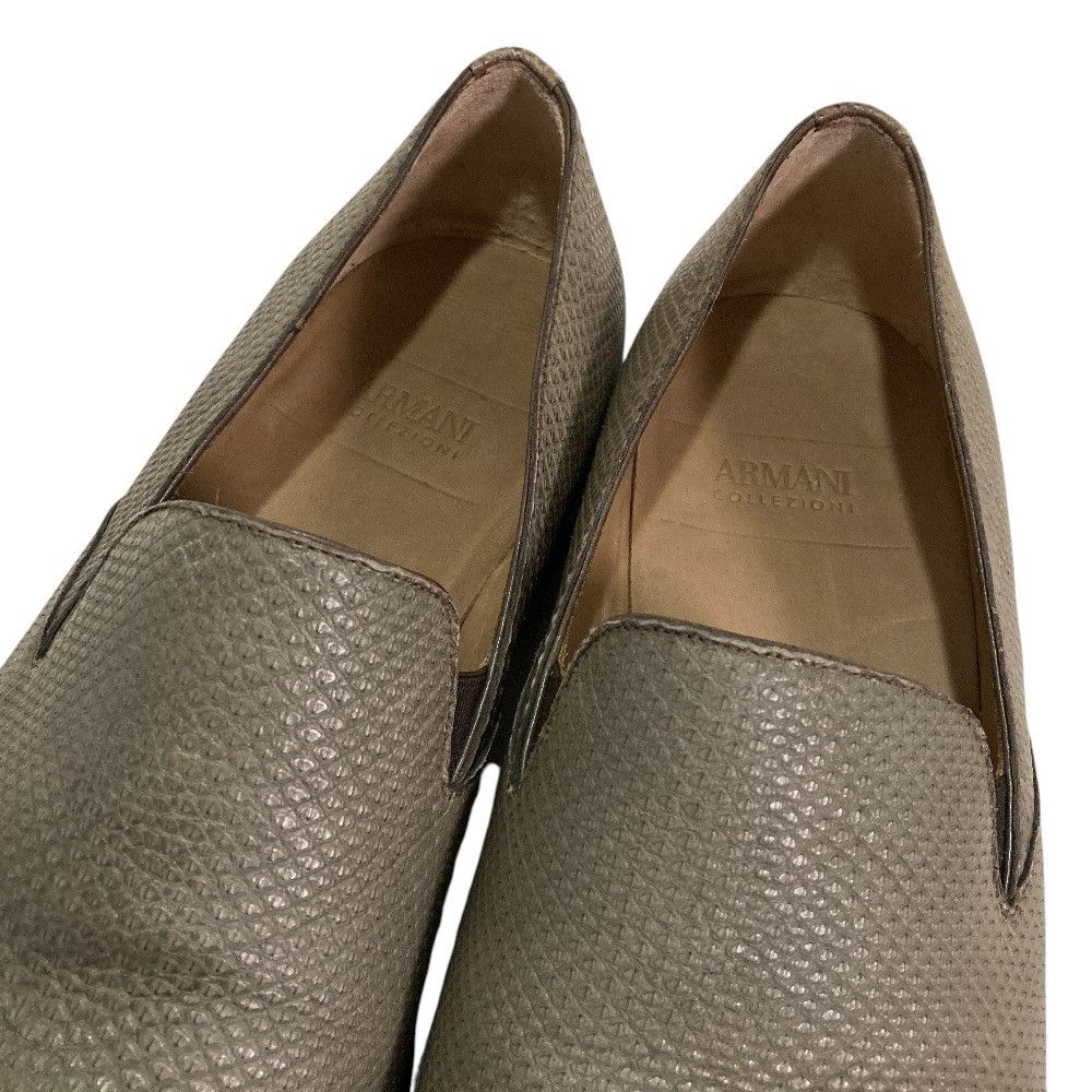 Armani Armani Armani Collezioni Leather Loafer Leather Shoes DUTY FREE for USA Size ONE SIZE - 12 Thumbnail