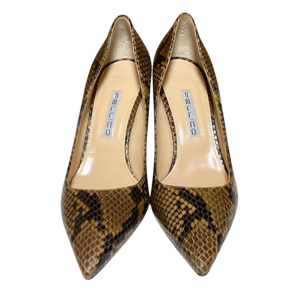 Other Other Pellico CORA 80 Python Print Pumps Leather Shoes DUTY FREE for USA Size ONE SIZE - 2 Thumbnail
