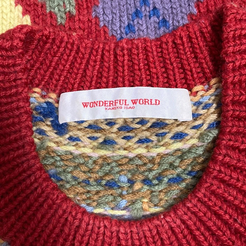 Other Other WONDERFUL WORLD Wool Knit Sweater Textile Tops DUTY FREE for USA Size ONE SIZE - 5 Thumbnail