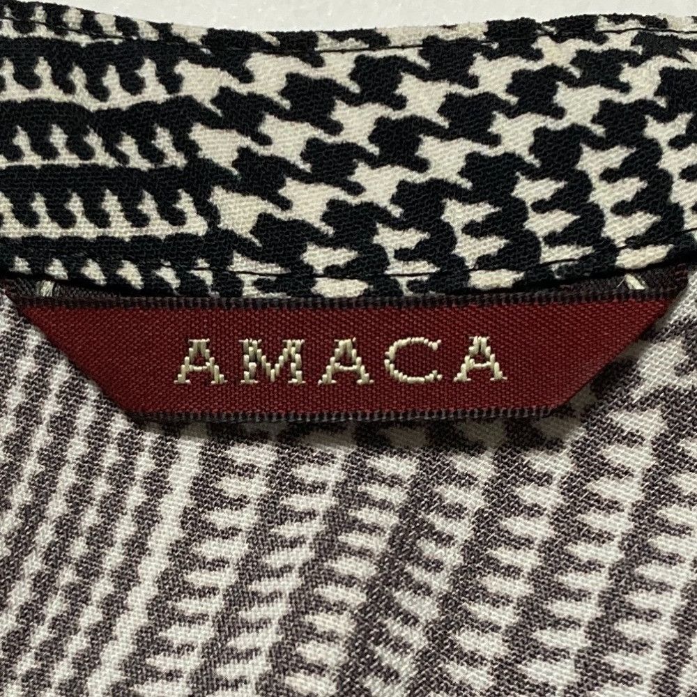 Other Other AMACA Check&Flower Ornament Print Dress Textile Dresses DUTY FREE for USA Size ONE SIZE - 6 Thumbnail