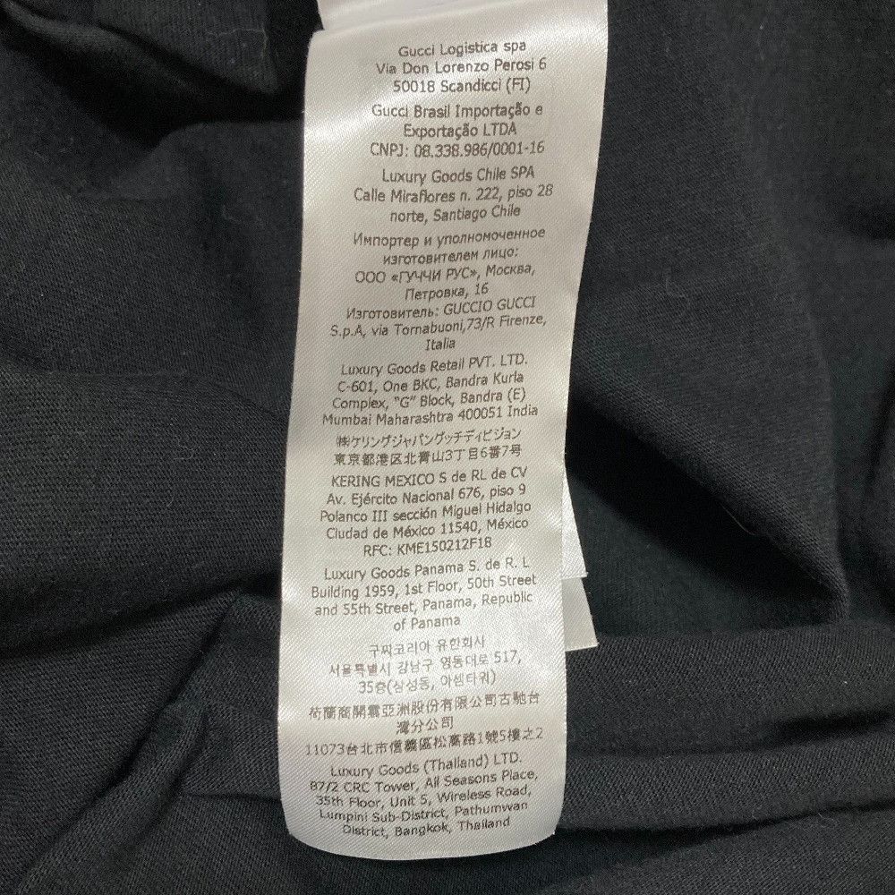 Gucci Gucci Gucci MOTO logo Long T-shirt Textile T-Shirts 775503 DUTY FREE for USA Size ONE SIZE - 6 Thumbnail