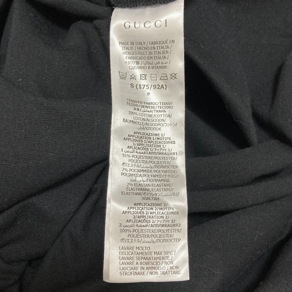 Gucci Gucci Gucci MOTO logo Long T-shirt Textile T-Shirts 775503 DUTY FREE for USA Size ONE SIZE - 5 Thumbnail