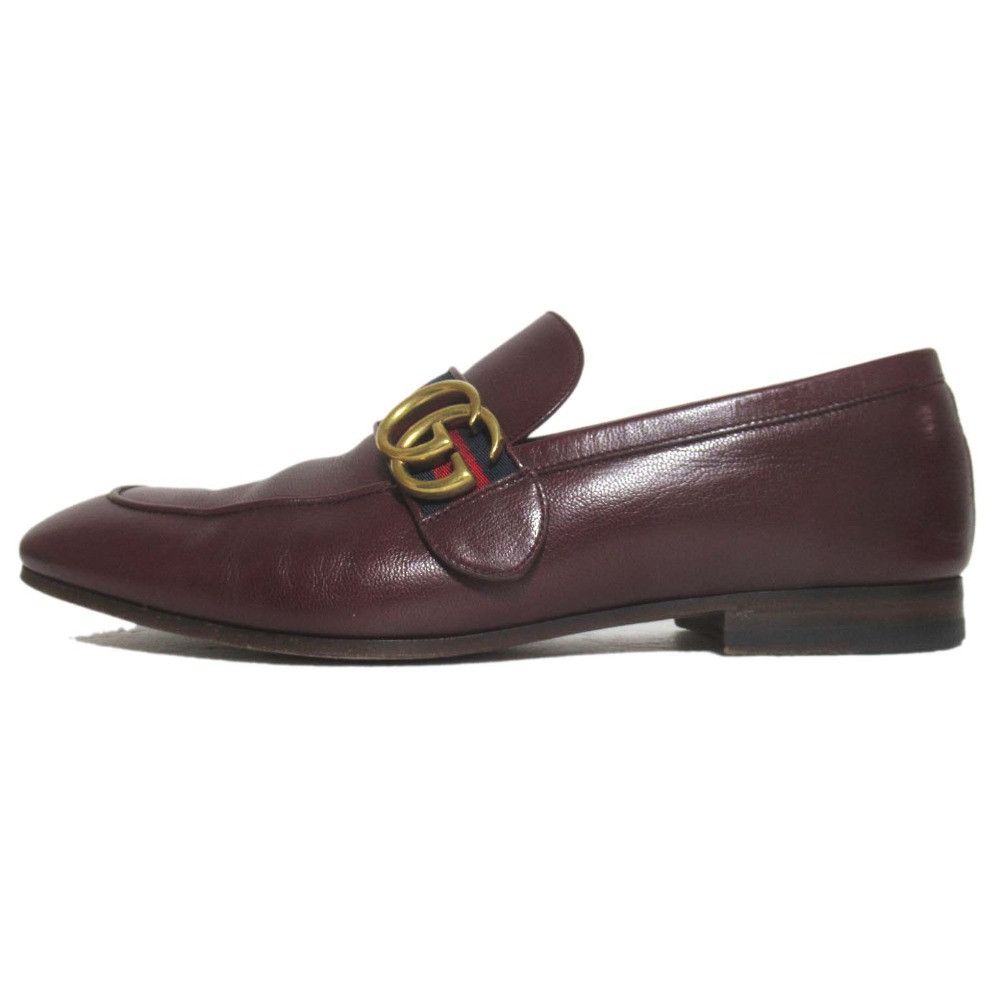 Gucci Gucci Gucci GG Marmont Loafer Leather Shoes 428609 DUTY FREE for USA Size ONE SIZE - 2 Thumbnail