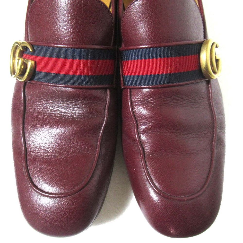 Gucci Gucci Gucci GG Marmont Loafer Leather Shoes 428609 DUTY FREE for USA Size ONE SIZE - 5 Thumbnail