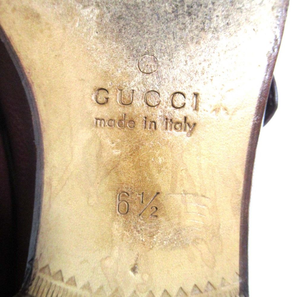 Gucci Gucci Gucci GG Marmont Loafer Leather Shoes 428609 DUTY FREE for USA Size ONE SIZE - 11 Thumbnail