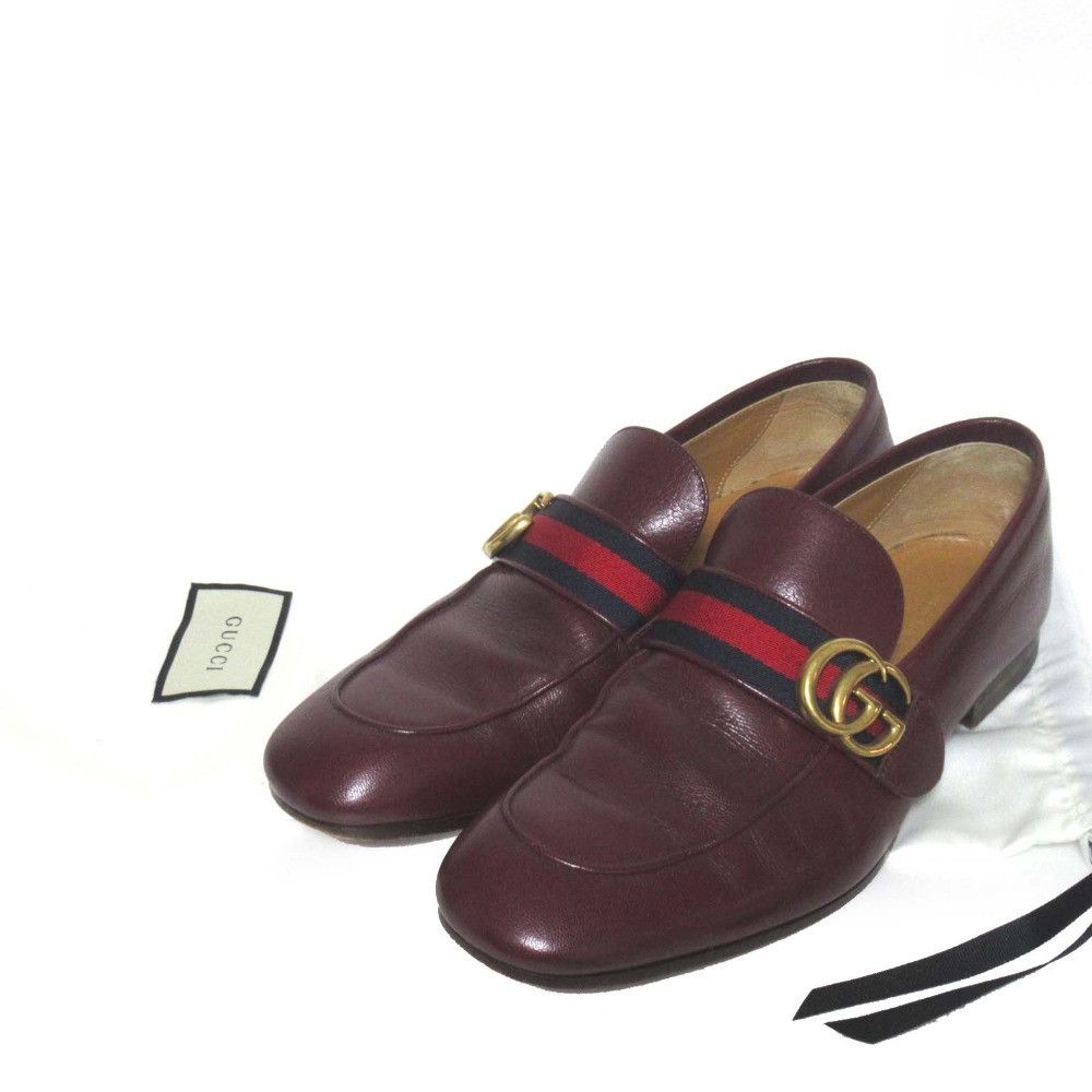 Gucci Gucci Gucci GG Marmont Loafer Leather Shoes 428609 DUTY FREE for USA Size ONE SIZE - 13 Thumbnail