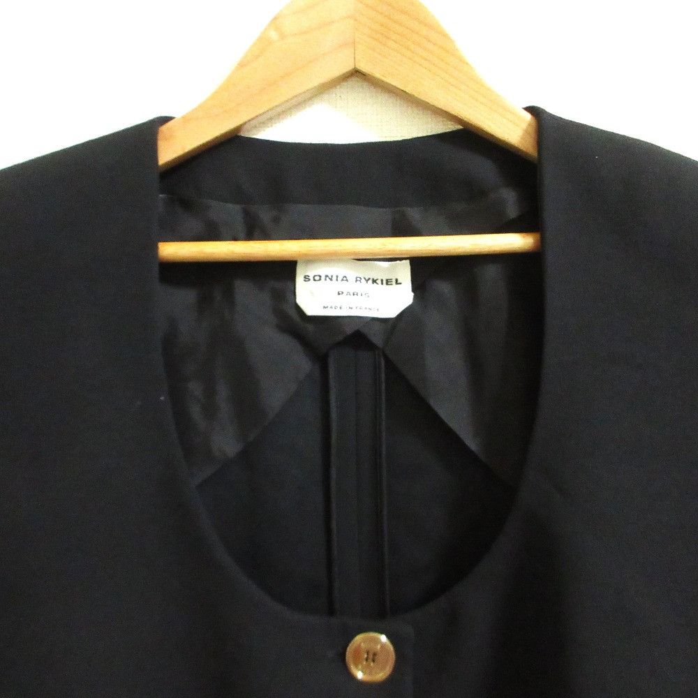 Other Other Sonia Rykiel No Collar Jacket Textile Outerwear DUTY FREE for USA Size ONE SIZE - 6 Thumbnail