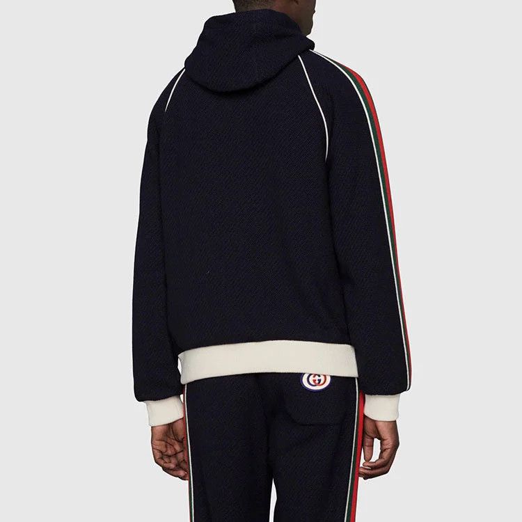 Gucci WOOL JERSEY JACKET WITH WEB Size US XL / EU 56 / 4 - 3 Thumbnail