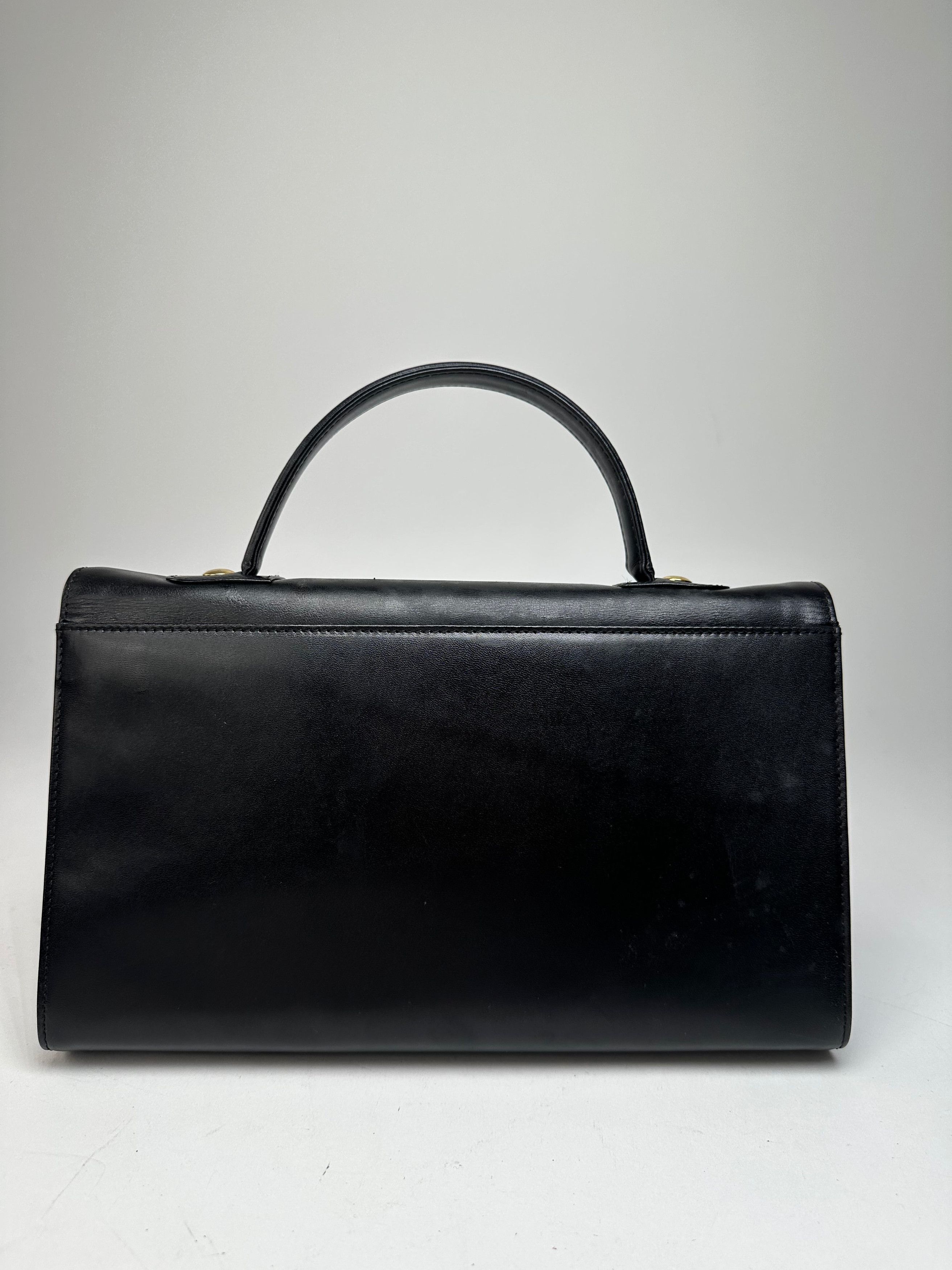 Givenchy Vintage Leather Handbag Black Size ONE SIZE - 2 Thumbnail