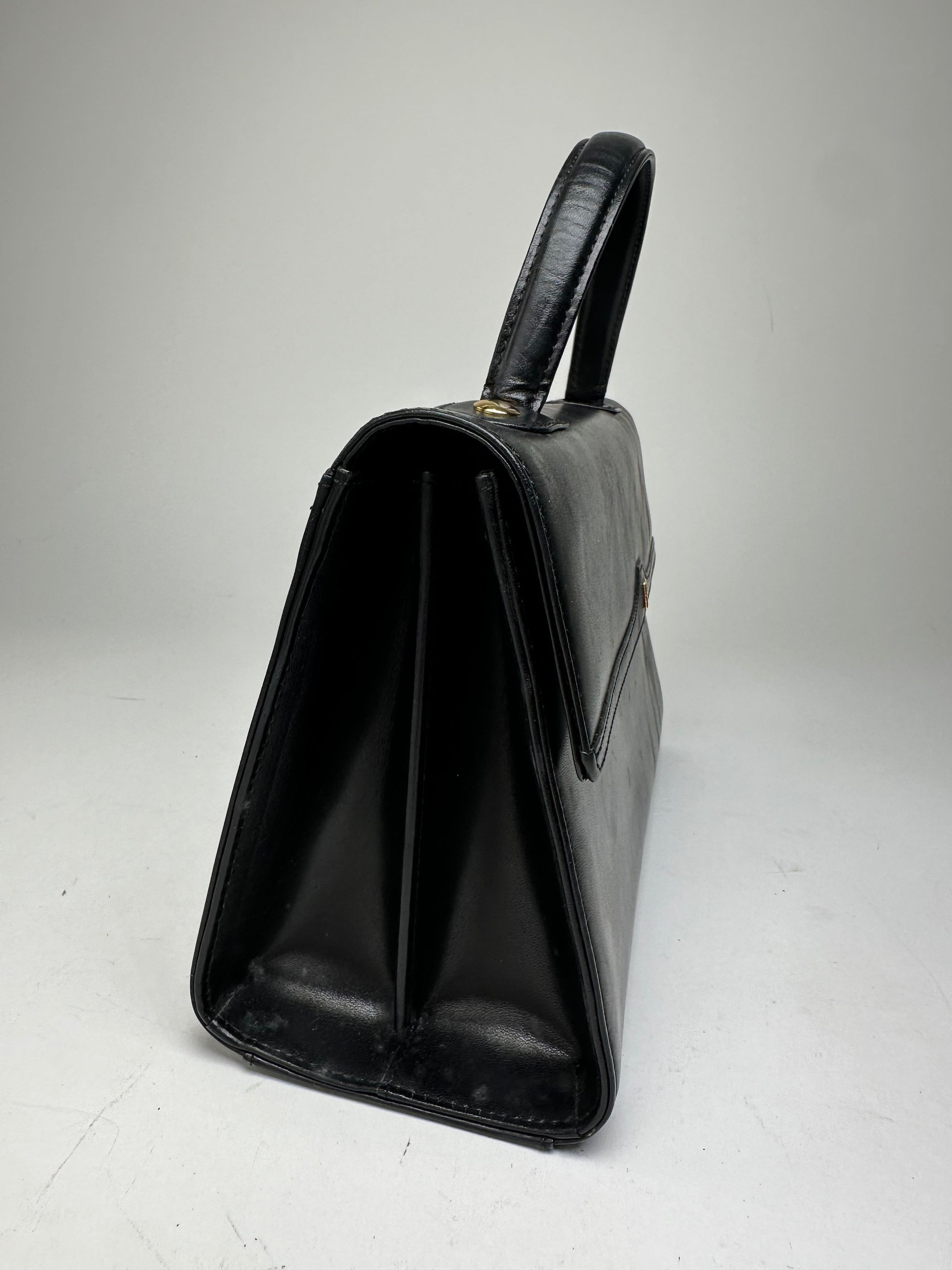 Givenchy Vintage Leather Handbag Black Size ONE SIZE - 5 Thumbnail