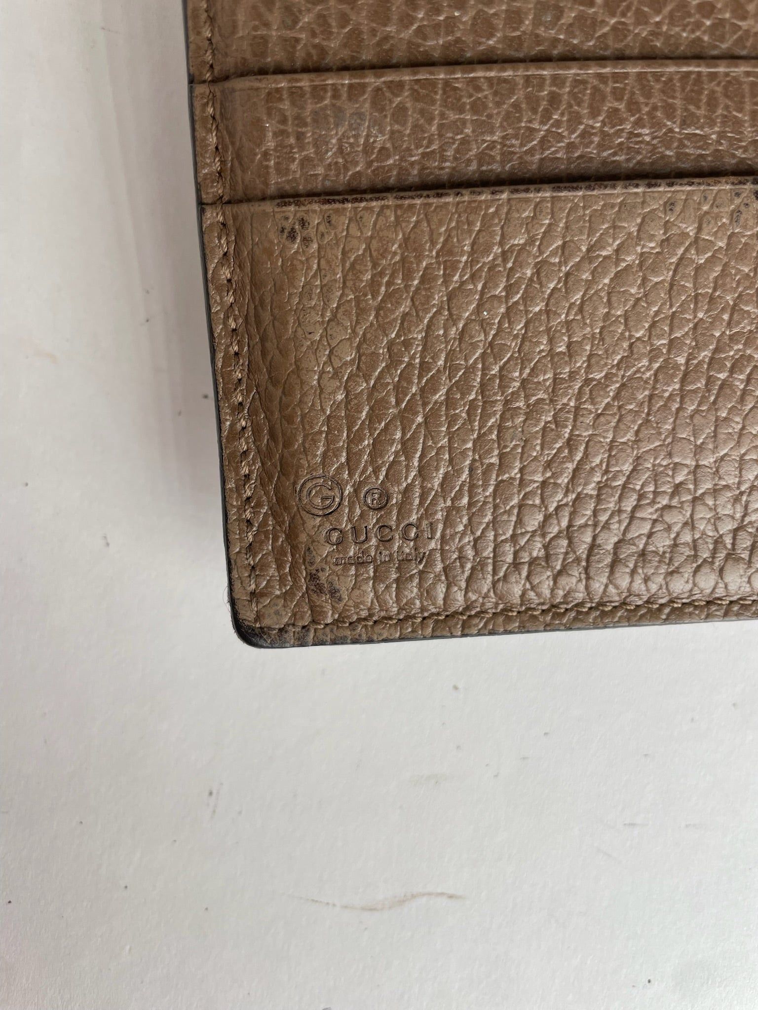Gucci Vintage Flapable Leather Wallet Brown Size ONE SIZE - 6 Thumbnail