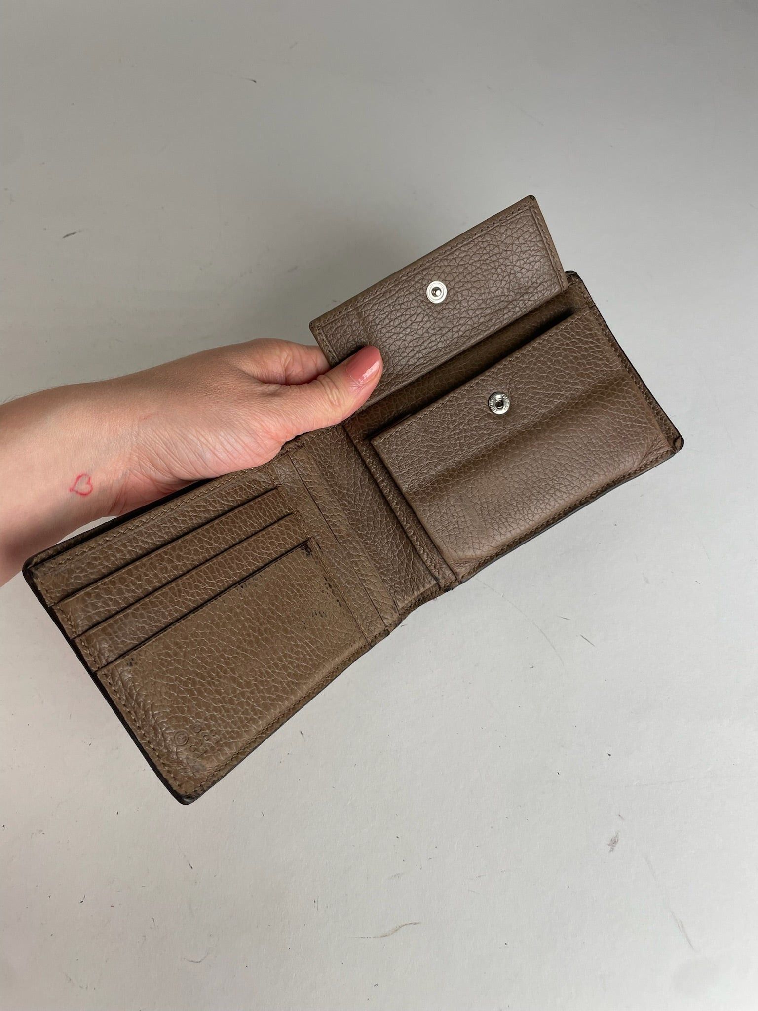 Gucci Vintage Flapable Leather Wallet Brown Size ONE SIZE - 4 Thumbnail