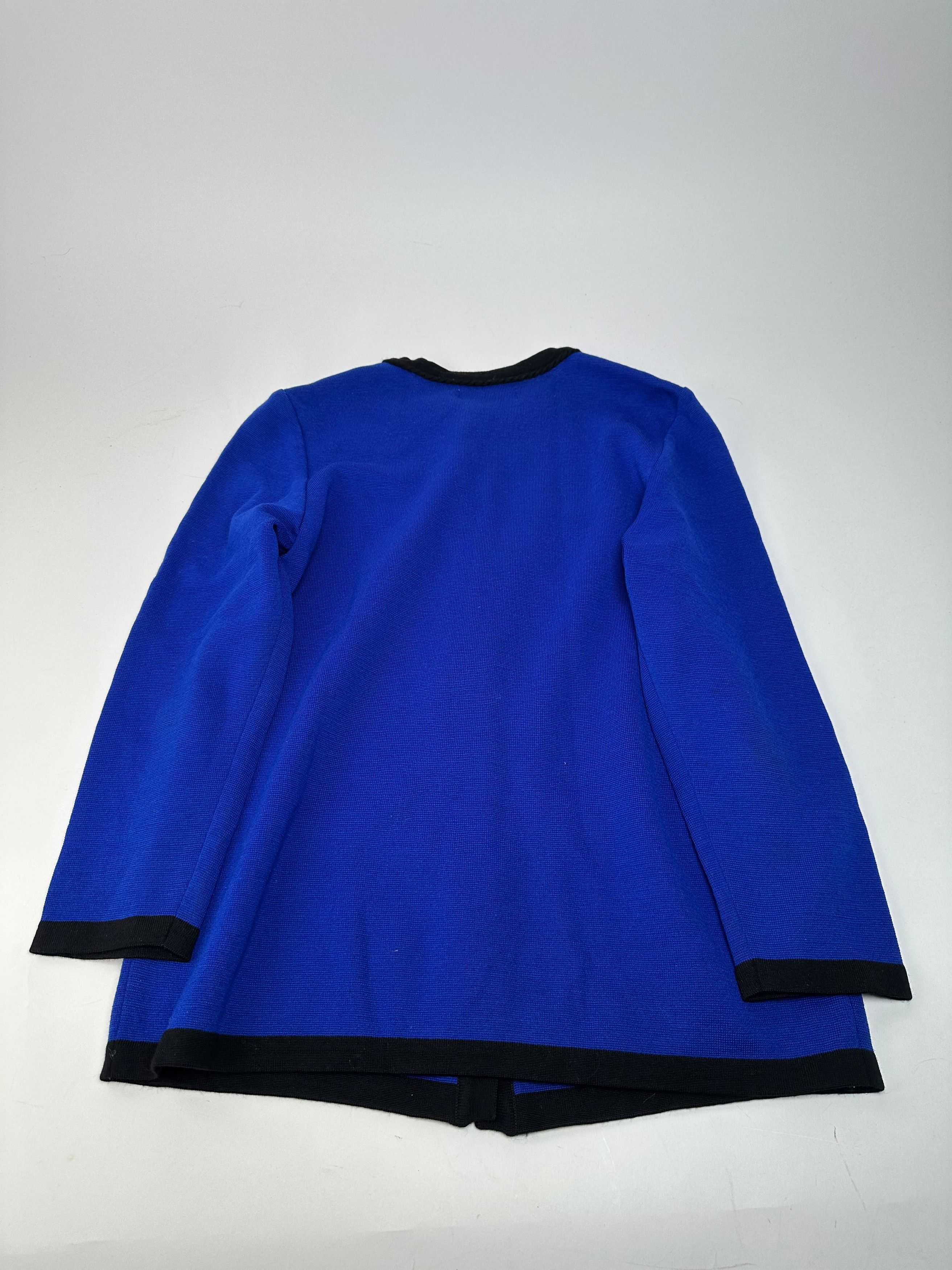 Other Vintage Yves Saint Laurent Sweater Blue Black M Size M / US 6-8 / IT 42-44 - 8 Thumbnail