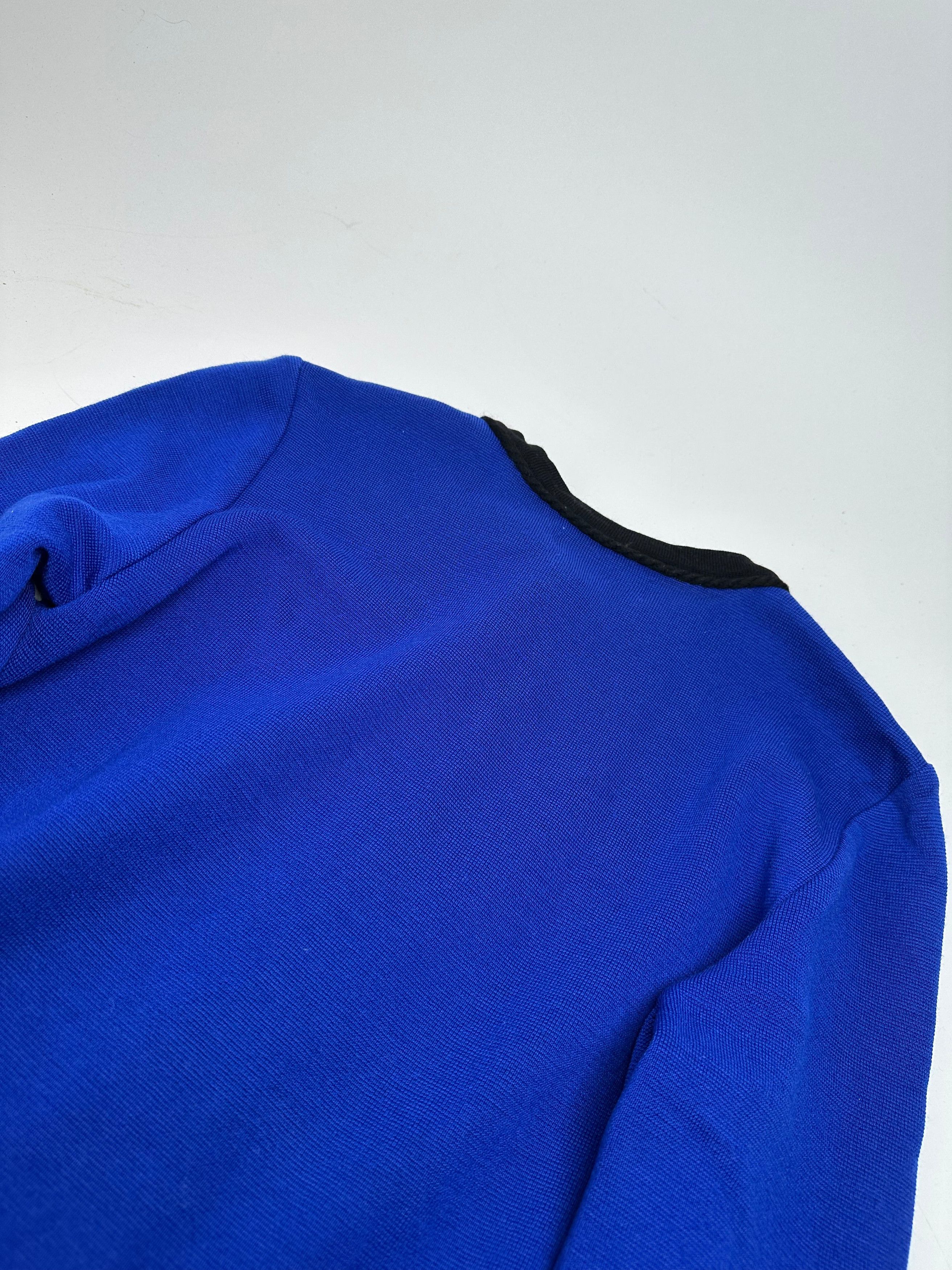 Other Vintage Yves Saint Laurent Sweater Blue Black M Size M / US 6-8 / IT 42-44 - 9 Thumbnail