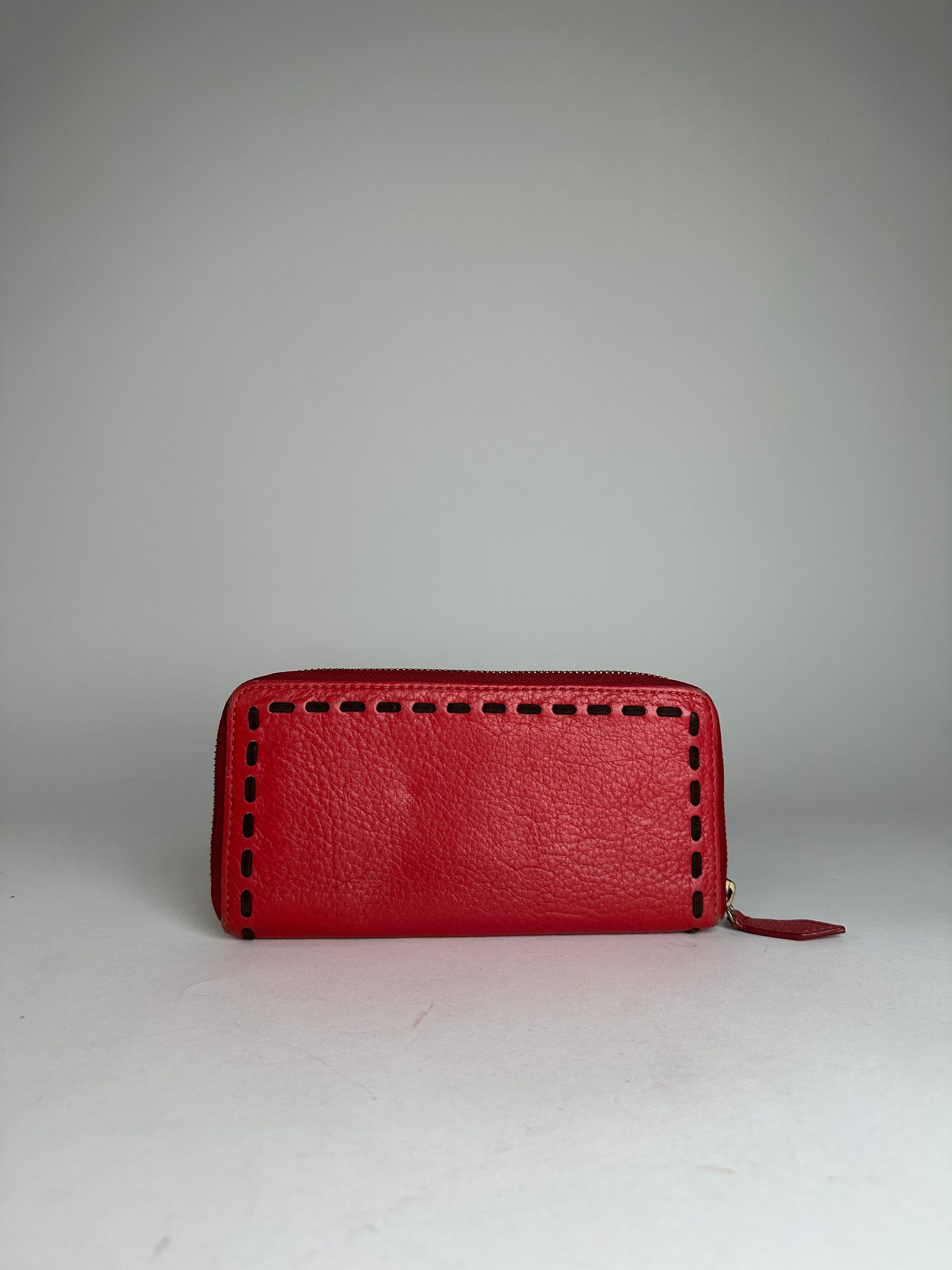 Vivienne Westwood Vintage Zippy Leather Wallet Red Size ONE SIZE - 9 Thumbnail