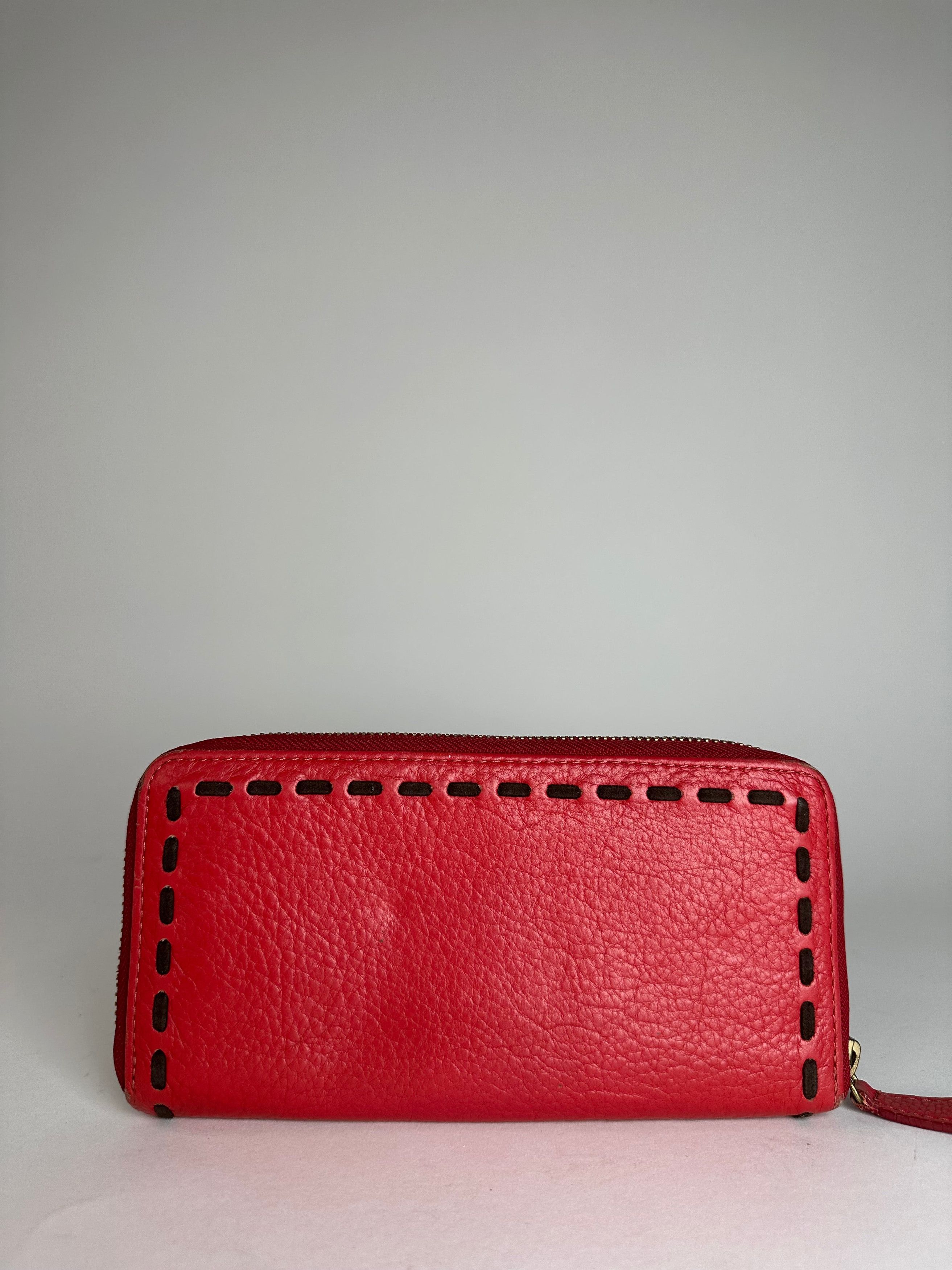 Vivienne Westwood Vintage Zippy Leather Wallet Red Size ONE SIZE - 2 Thumbnail