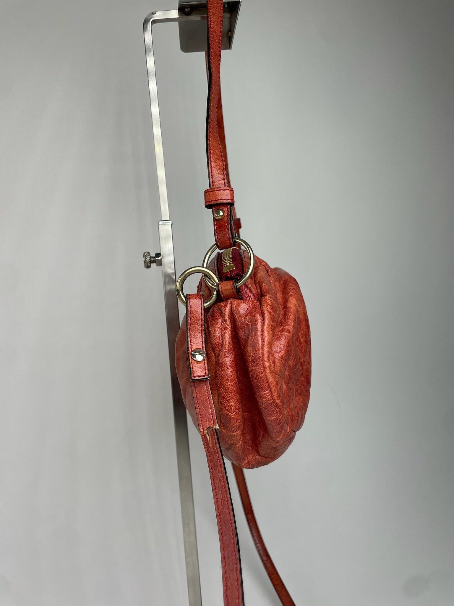 Chloe Vintage 2Way Leather Handbag Red Size ONE SIZE - 13 Thumbnail