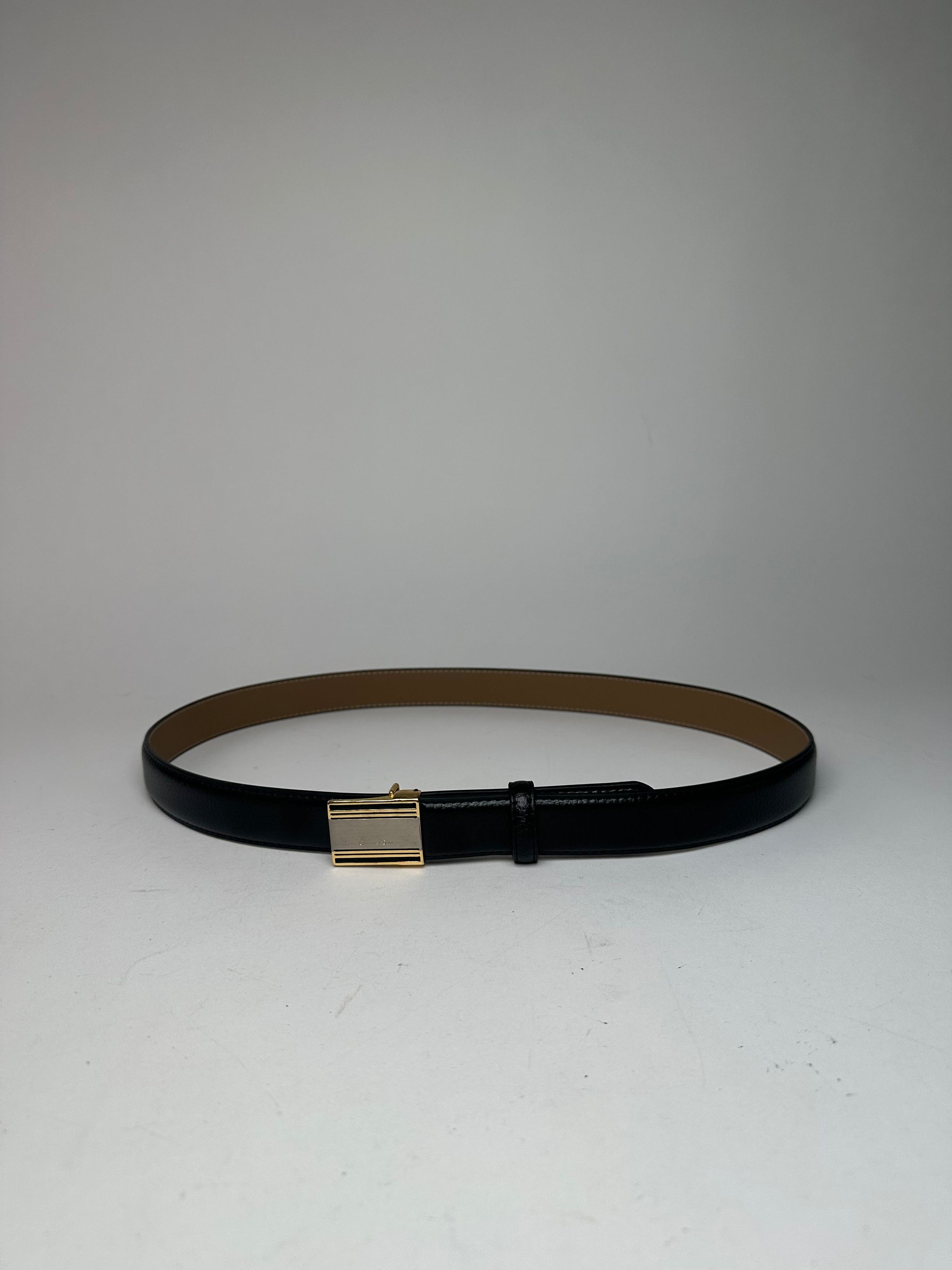 Dior Vintage Snake Emblossed Leather Belt Black Size ONE SIZE - 10 Thumbnail