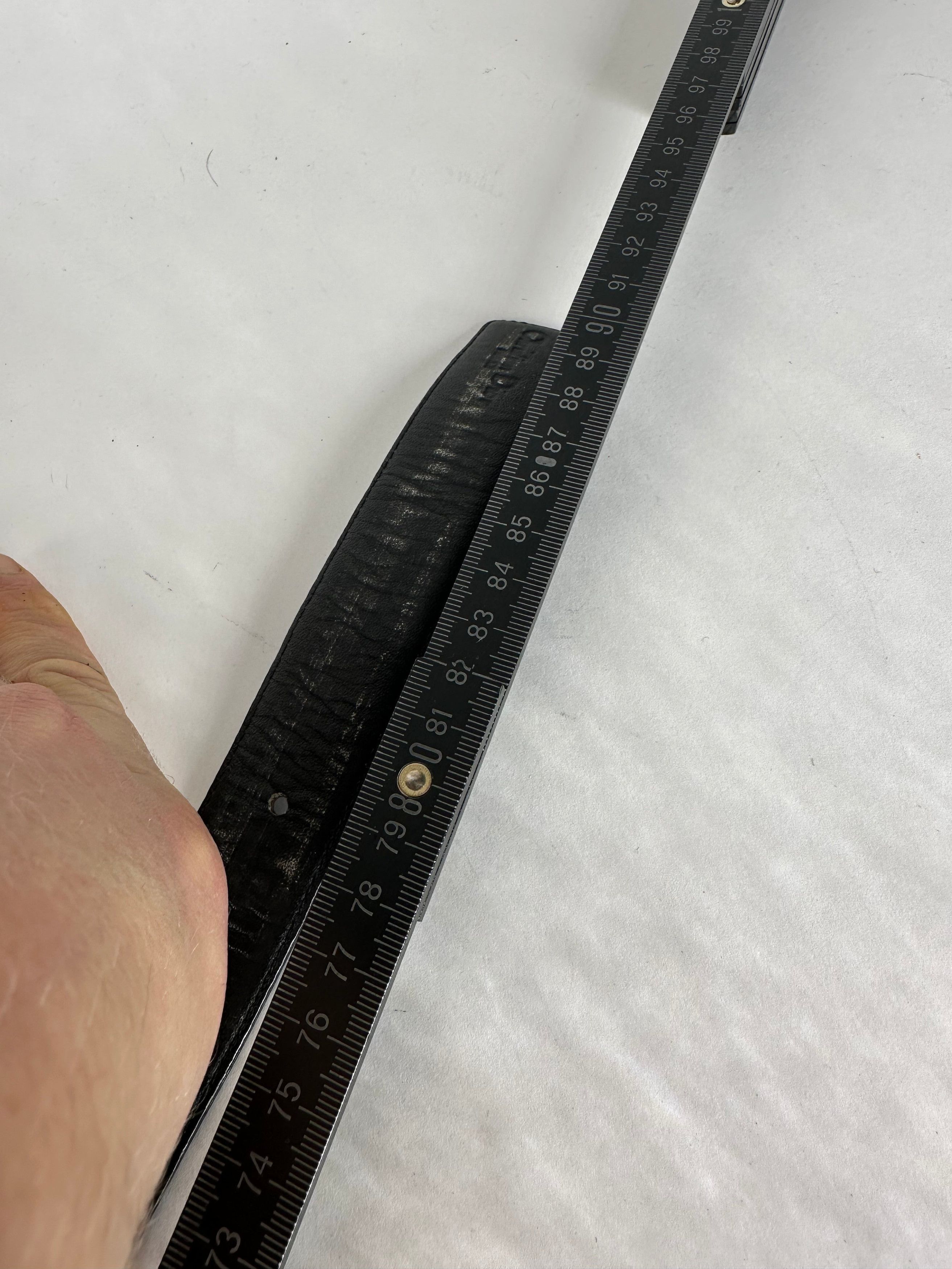 Dior Vintage Leather Belt Black Size ONE SIZE - 8 Thumbnail