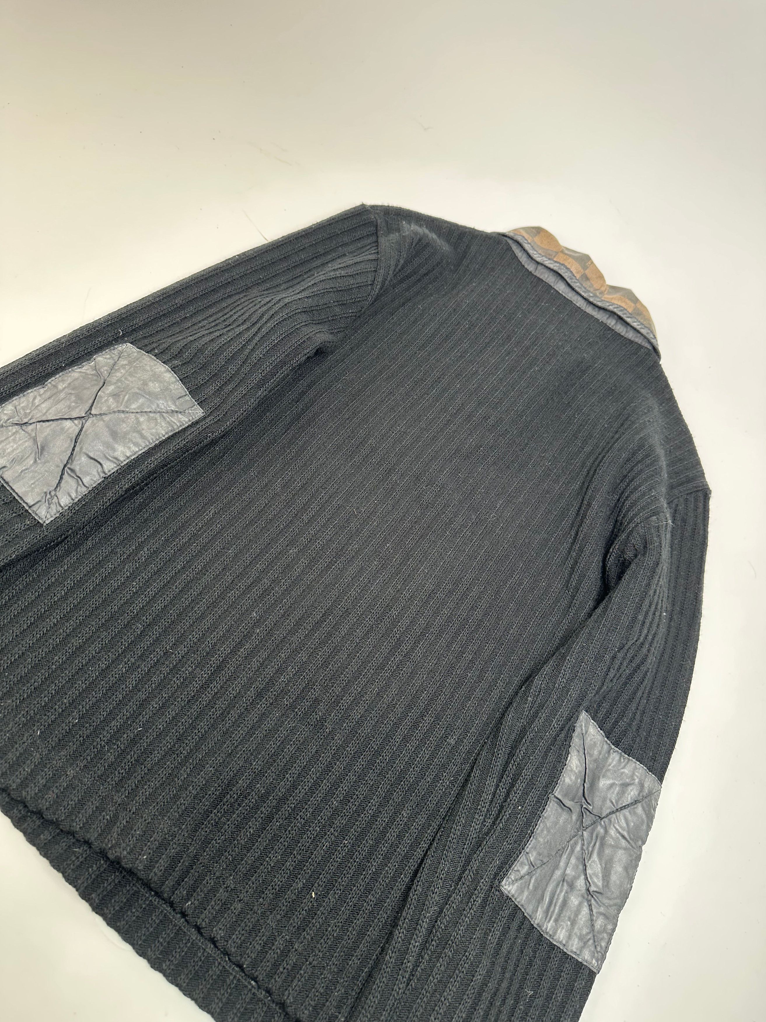Fendi Vintage Roma Wool Sweater Black Brown 36/S Size S / US 4 / IT 40 - 11 Thumbnail