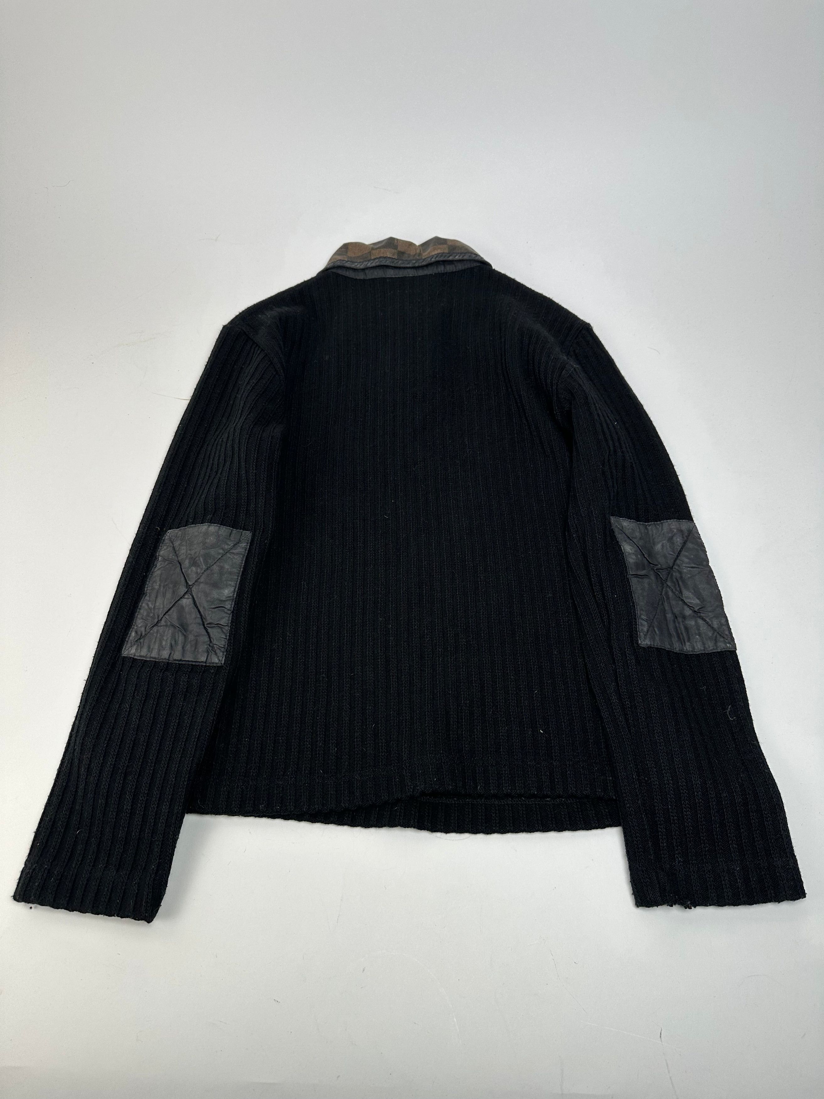 Fendi Vintage Roma Wool Sweater Black Brown 36/S Size S / US 4 / IT 40 - 10 Thumbnail