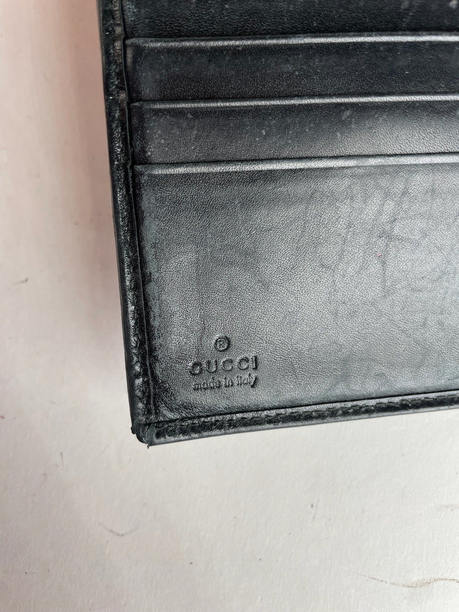 Gucci Vintage Monogram Jackie Leather Wallet Black Size ONE SIZE - 7 Thumbnail