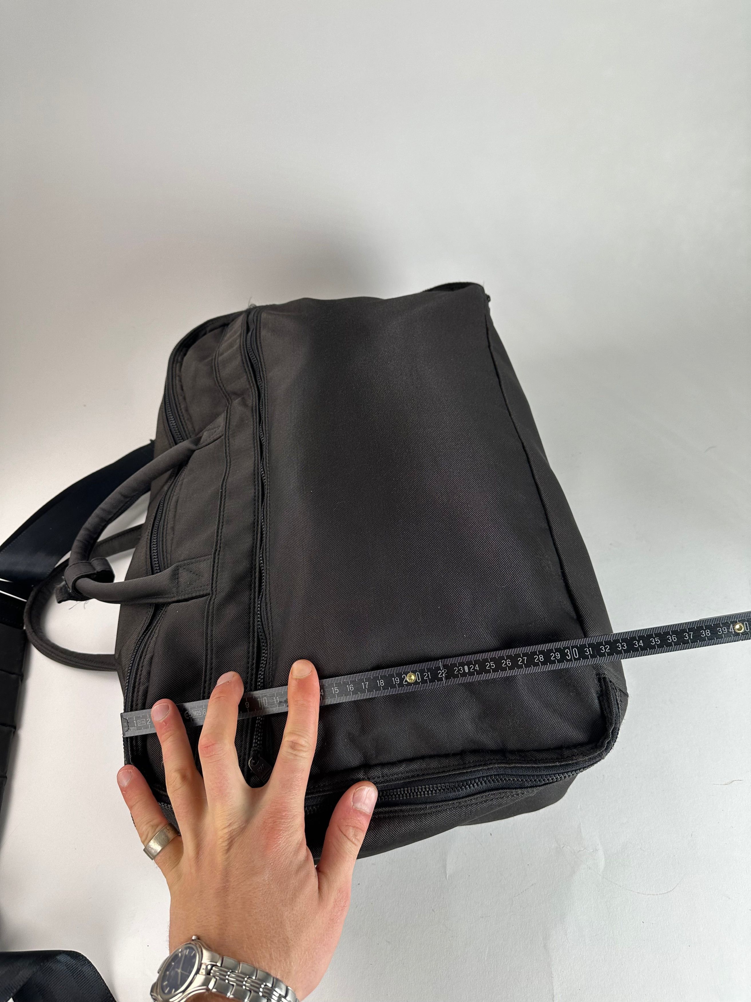 Issey Miyake Vintage Canvas 2Way Duffel Bag Brown Size ONE SIZE - 11 Thumbnail