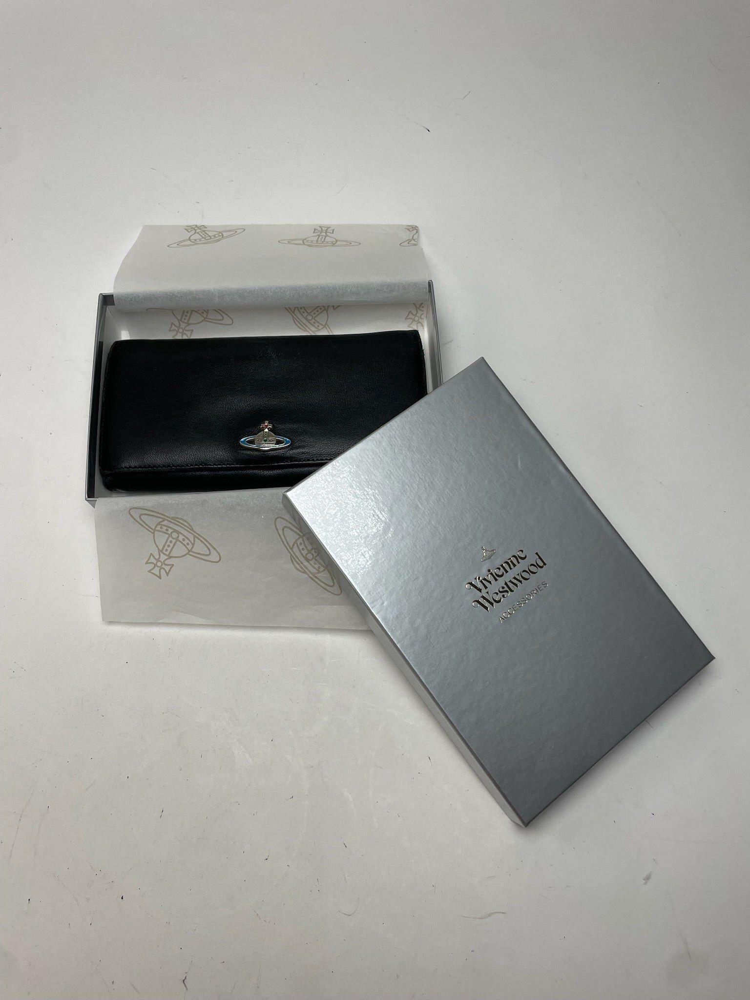 Vivienne Westwood Vintage Leather Wallet Black Size ONE SIZE - 11 Thumbnail