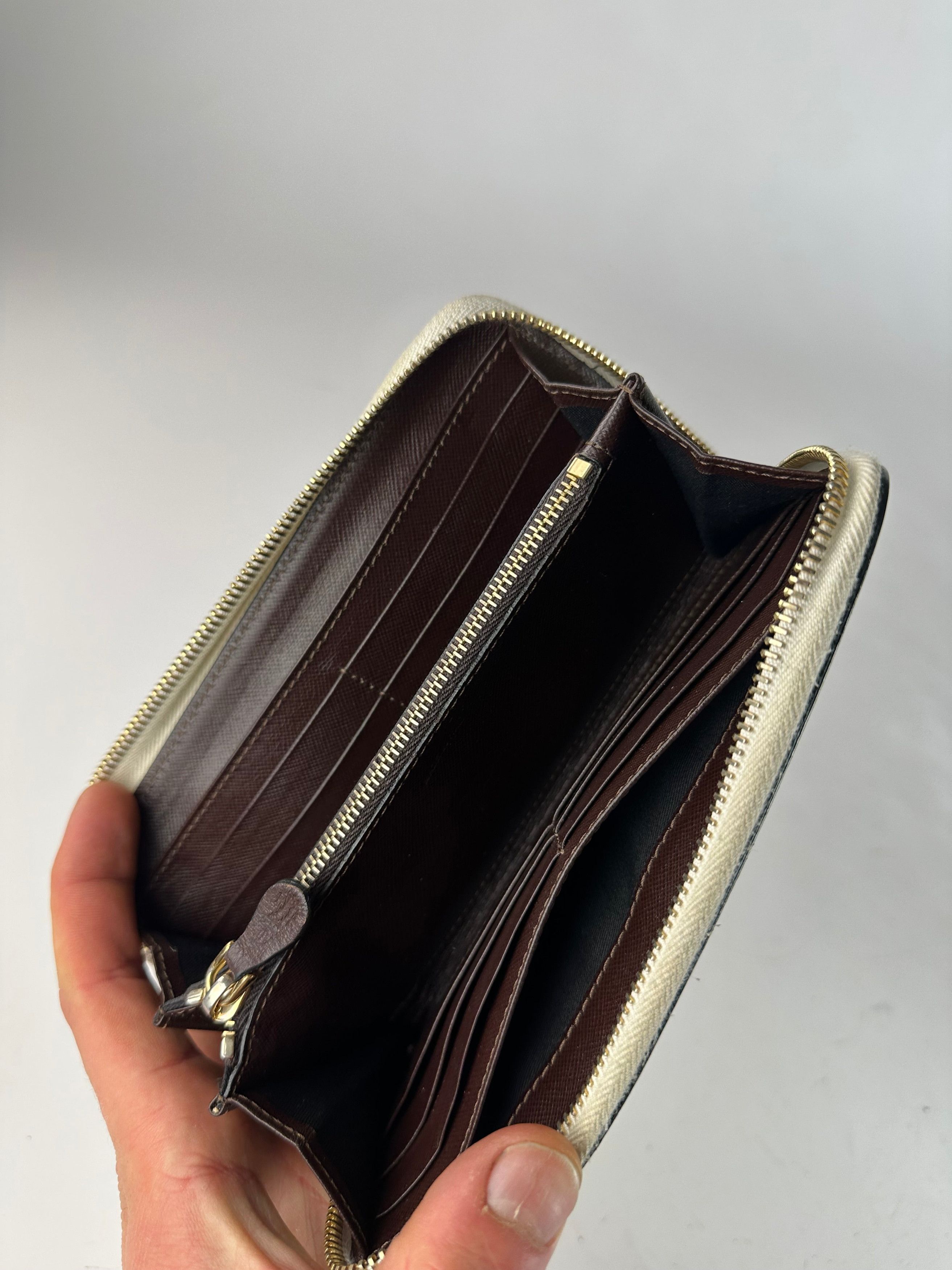 Marni Vintage Zippy Leather wallet White Size ONE SIZE - 3 Thumbnail